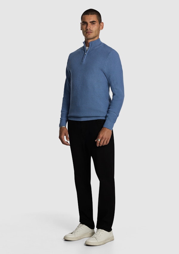 Blue Martin 1/4 Zip Knit Jumper