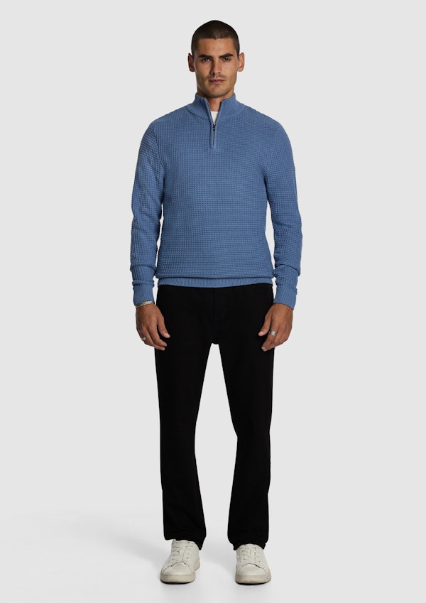 Blue Martin 1/4 Zip Knit Jumper