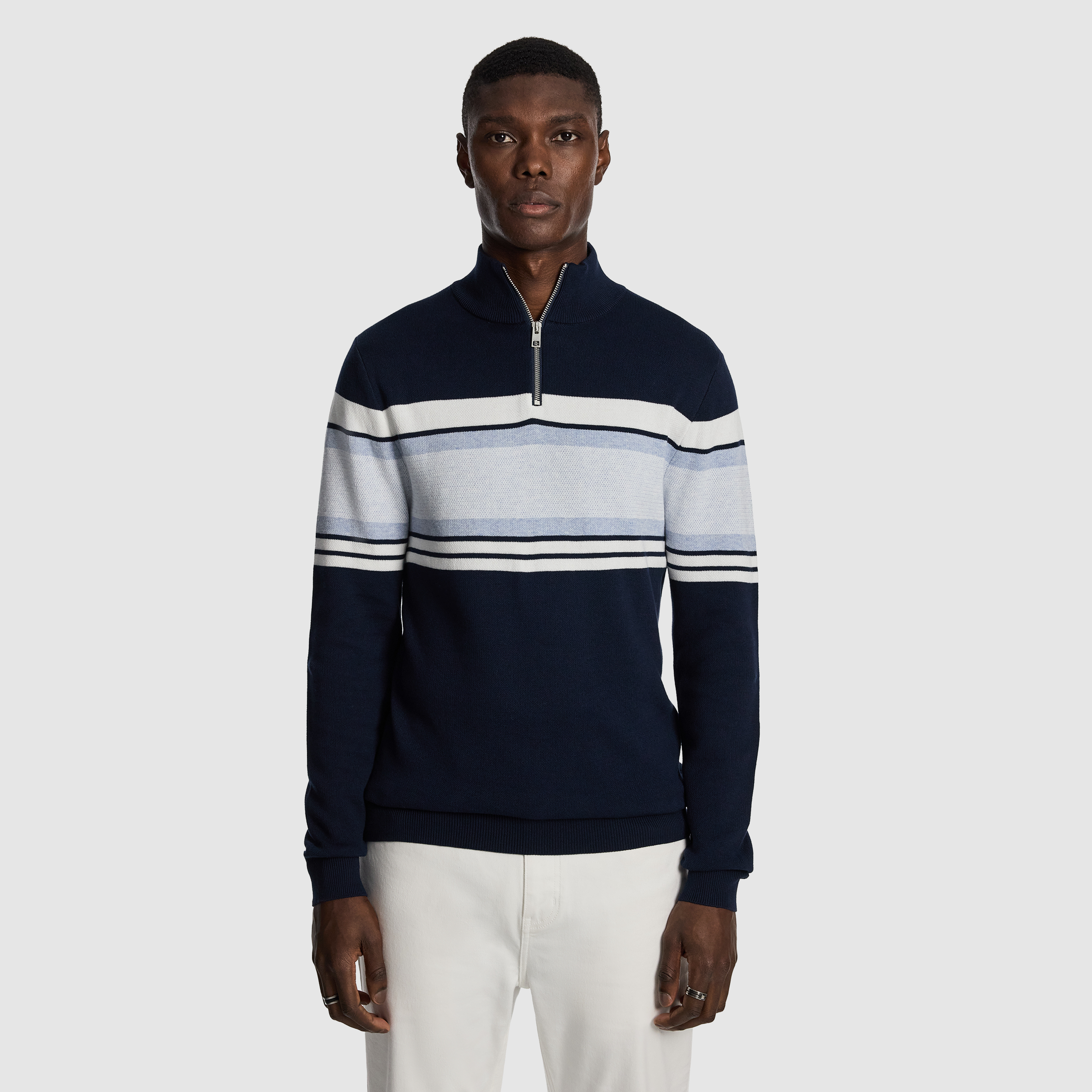 Brosnon 1/4 Zip Knit Jumper