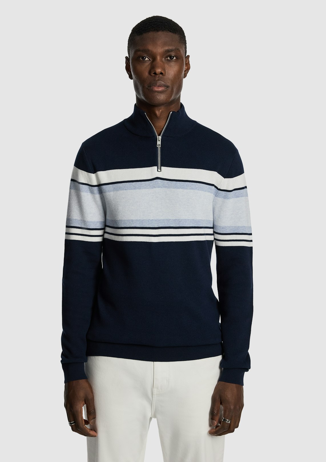 Brosnon 1/4 Zip Knit Jumper