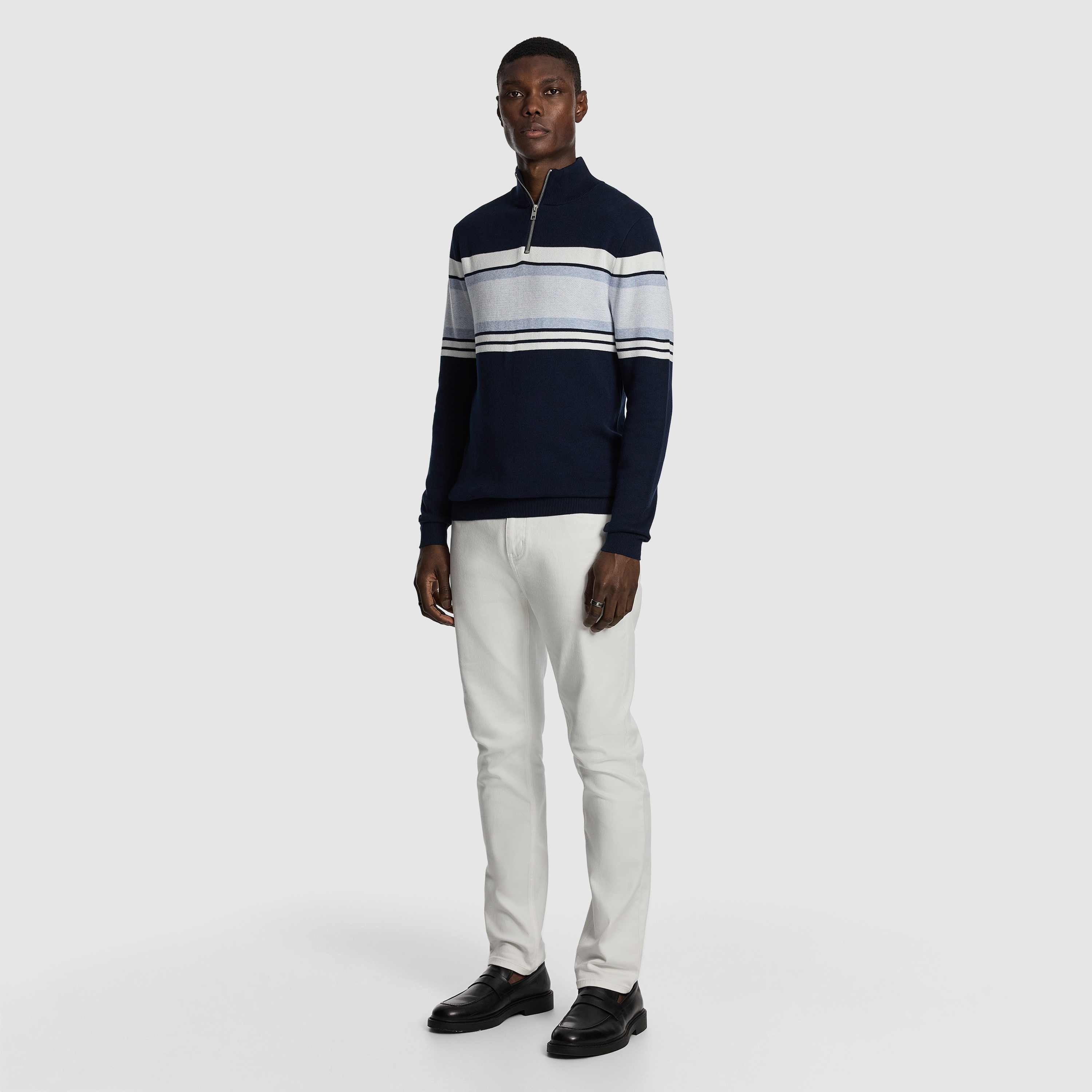 Brosnon 1/4 Zip Knit Jumper
