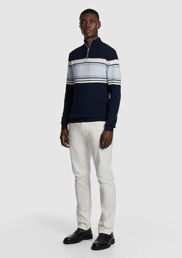 Brosnon 1/4 Zip Knit Jumper