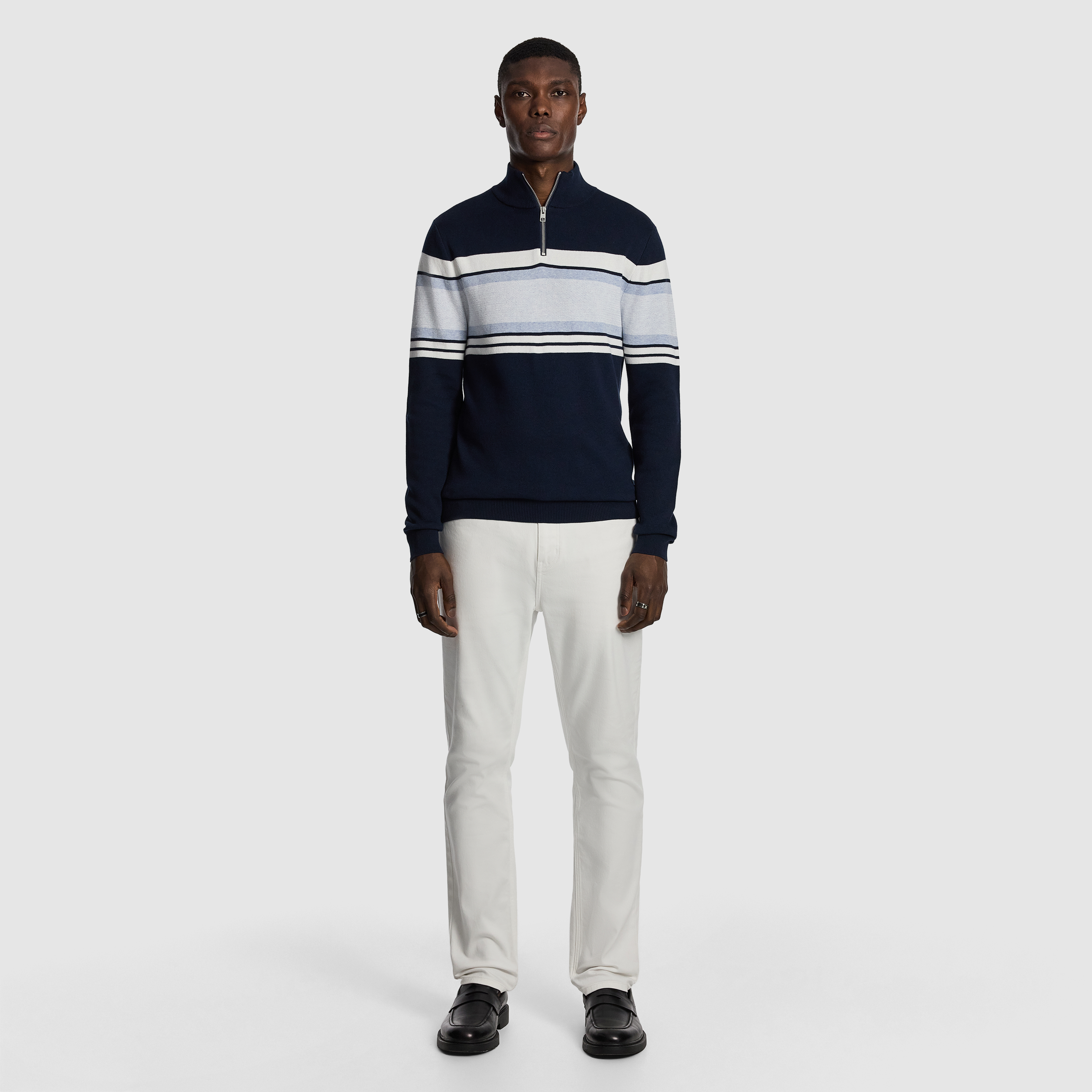 Brosnon 1/4 Zip Knit Jumper