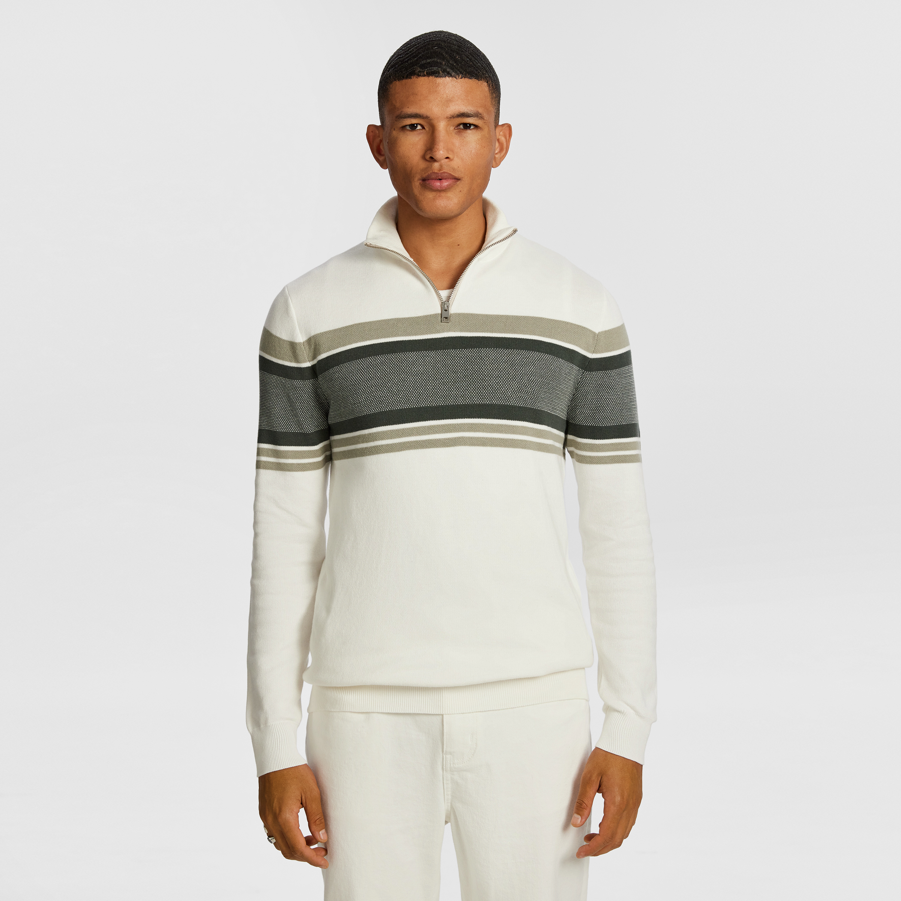Brosnon 1/4 Zip Knit Jumper