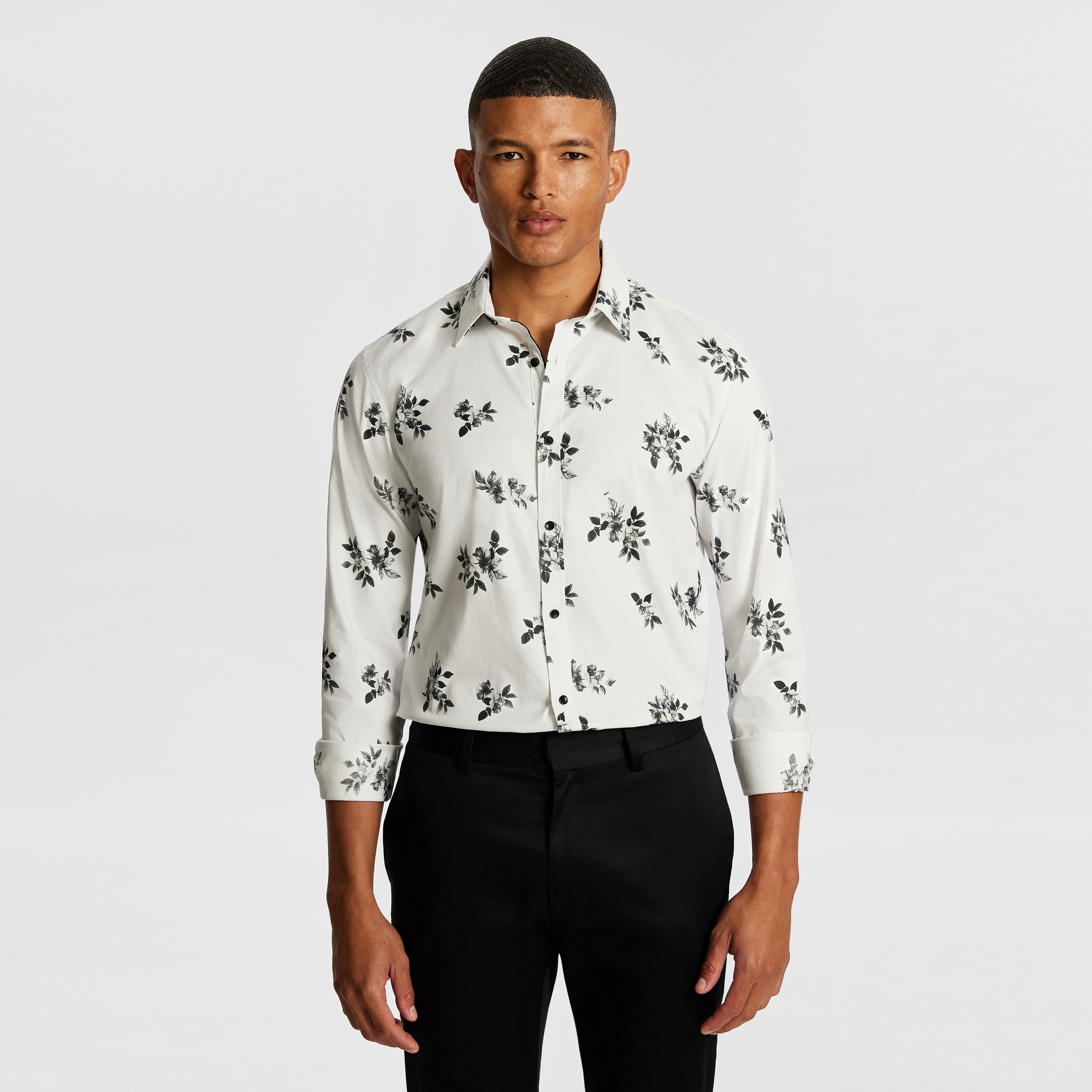 Broadway Slim Floral Shirt