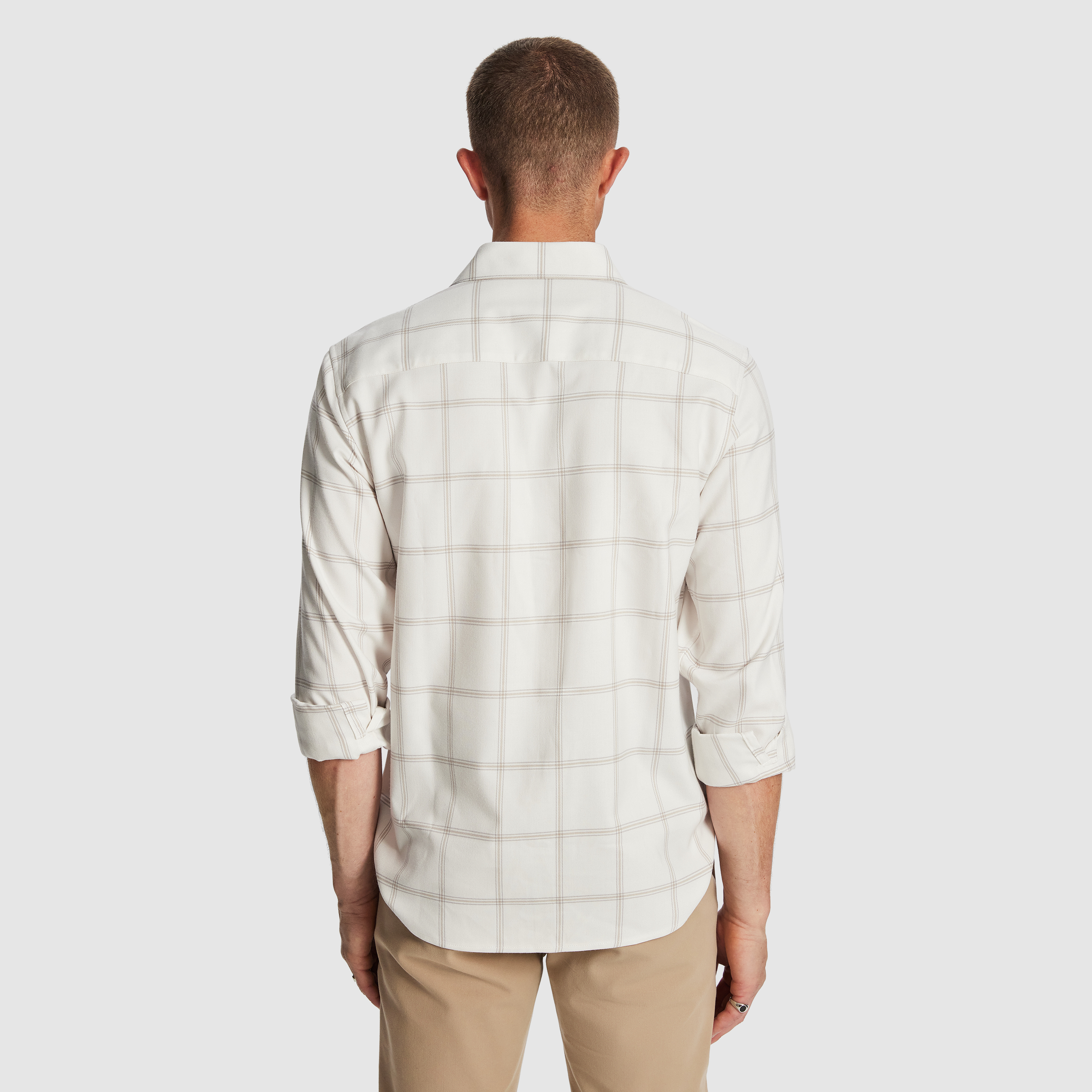 White Amsterdam Check Shirt