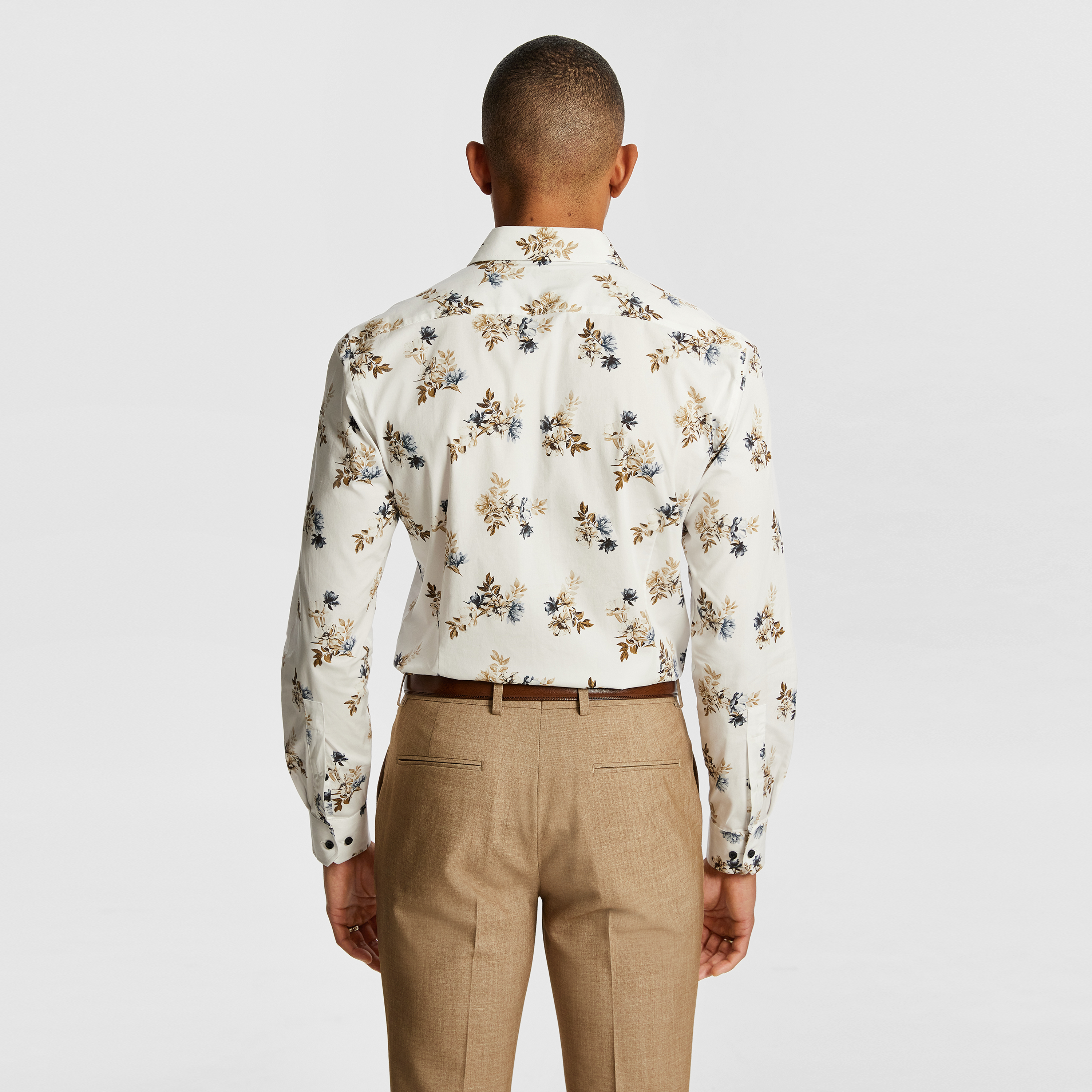 Multi Lisbon Slim Floral Shirt