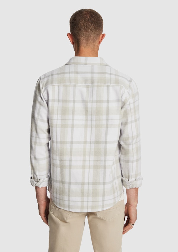 Natural Kitt Check Overshirt