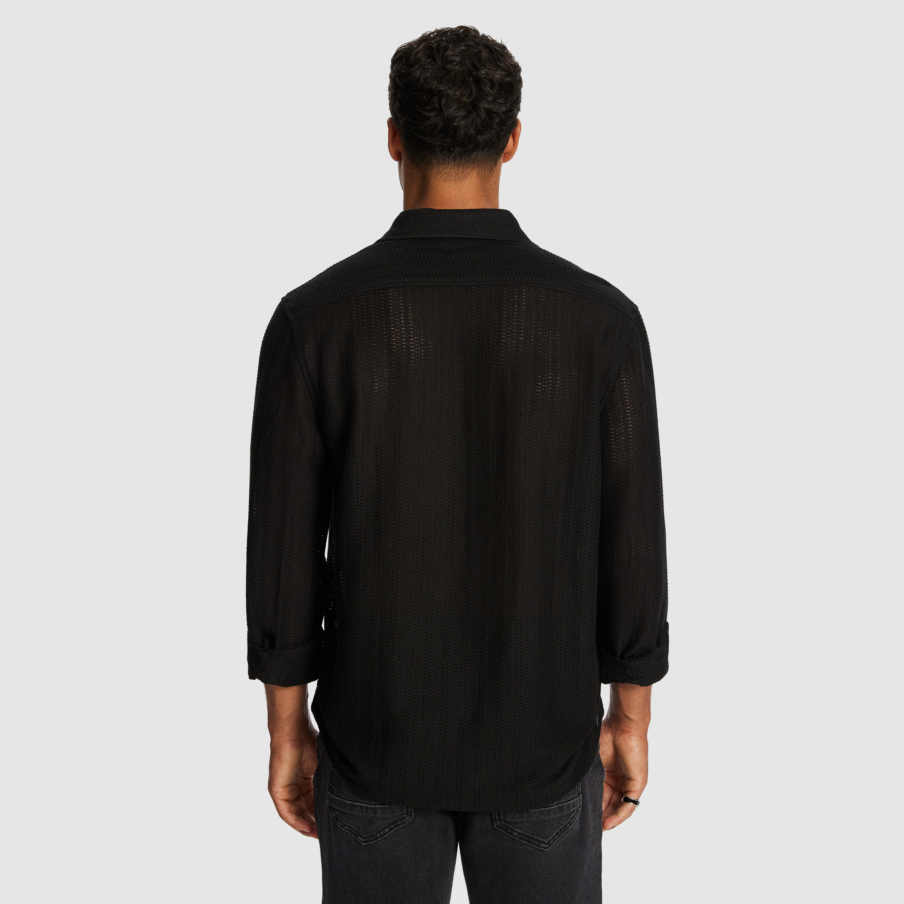 Black Hardy Knit Shirt