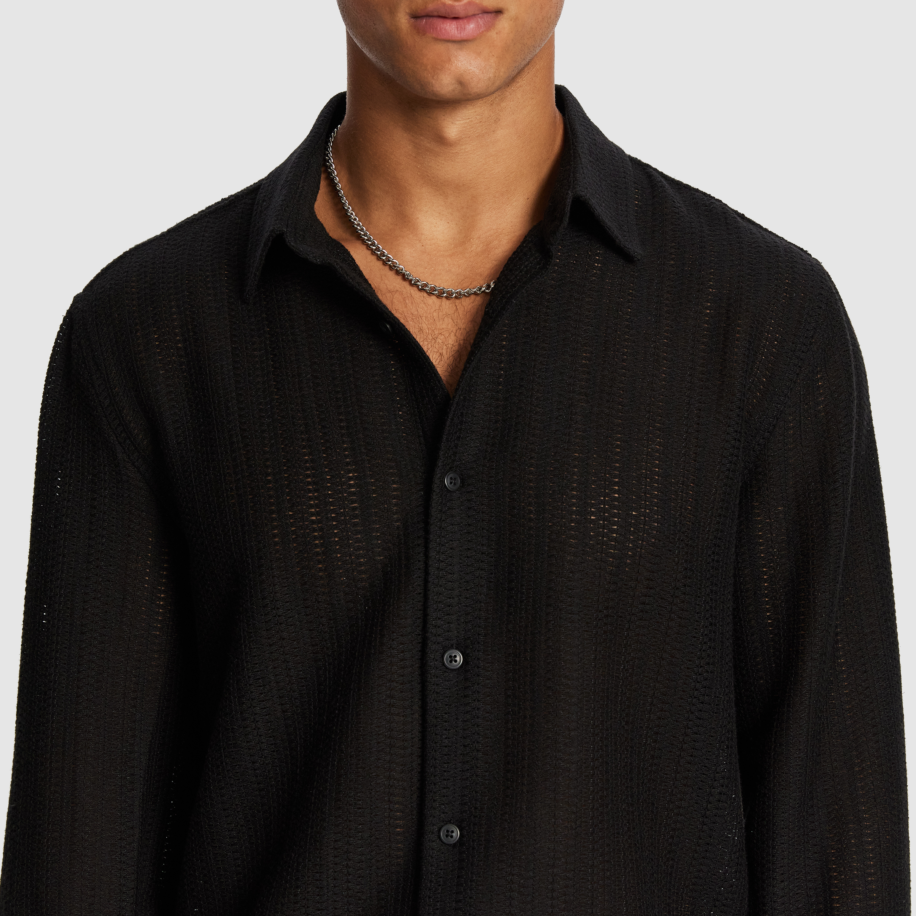 Black Hardy Knit Shirt