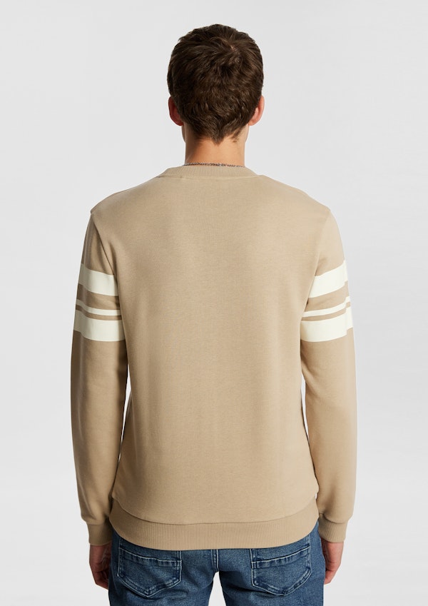 Natural Mitchell Crew Sweatshirt