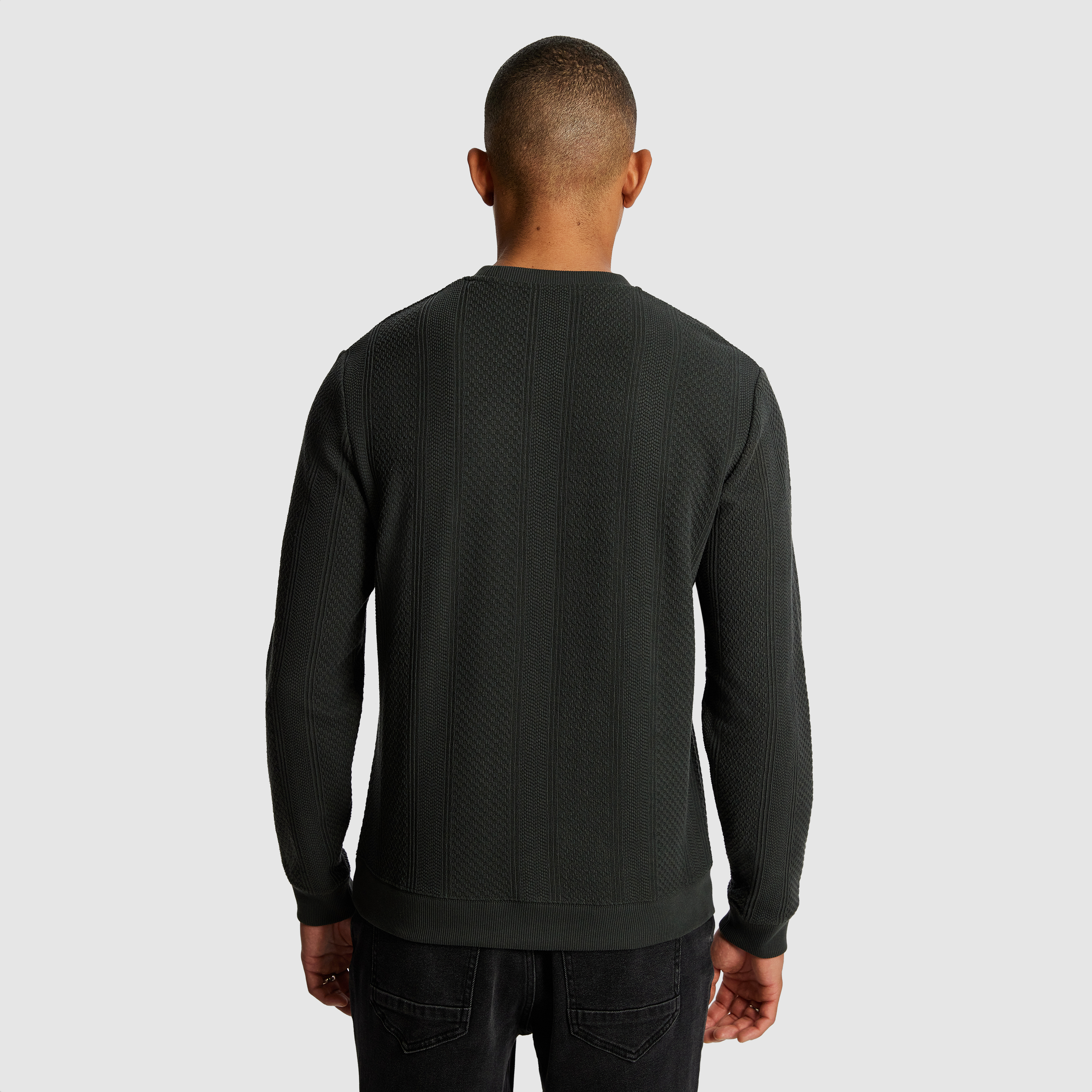 Dark Teal Madiera Crew Sweatshirt