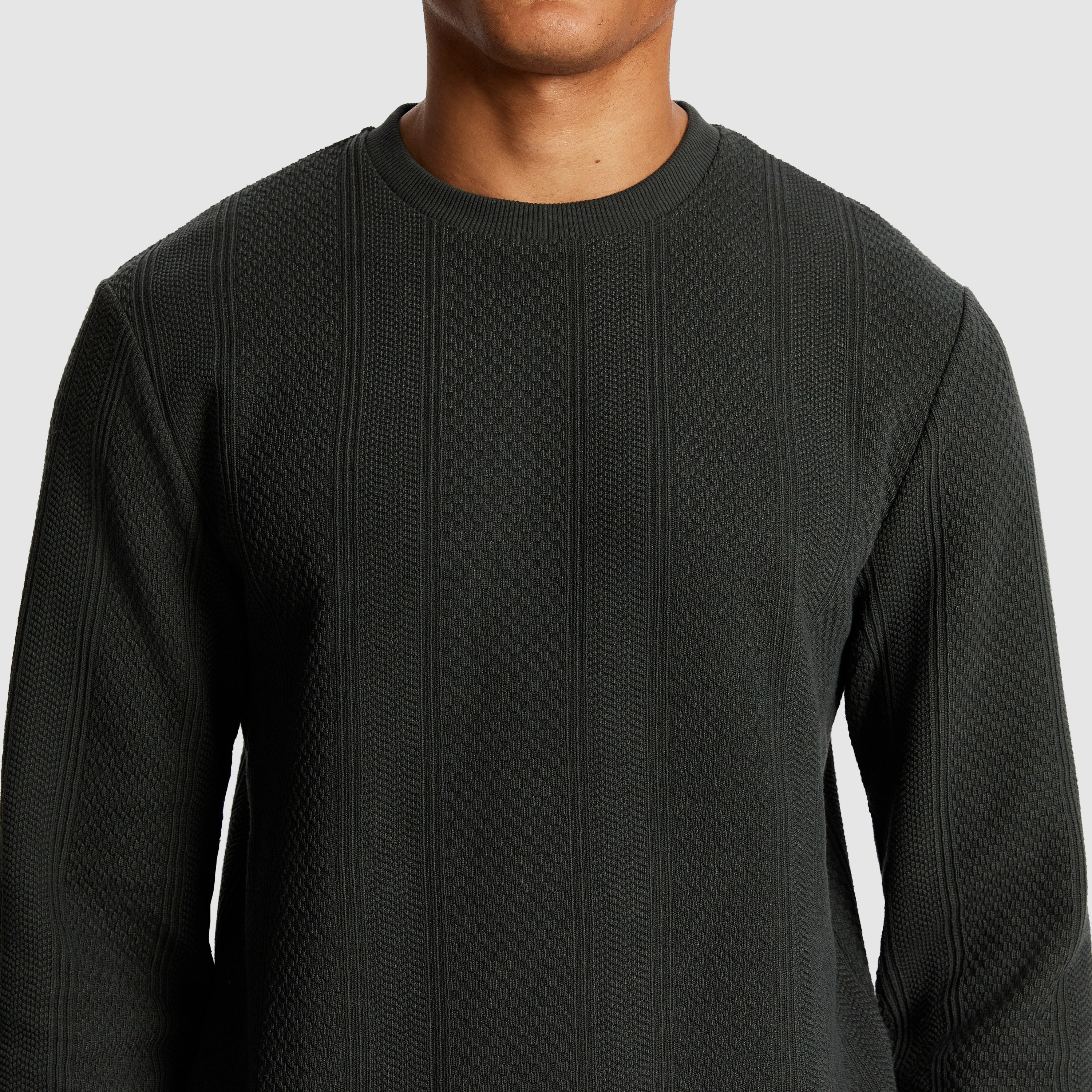 Dark Teal Madiera Crew Sweatshirt