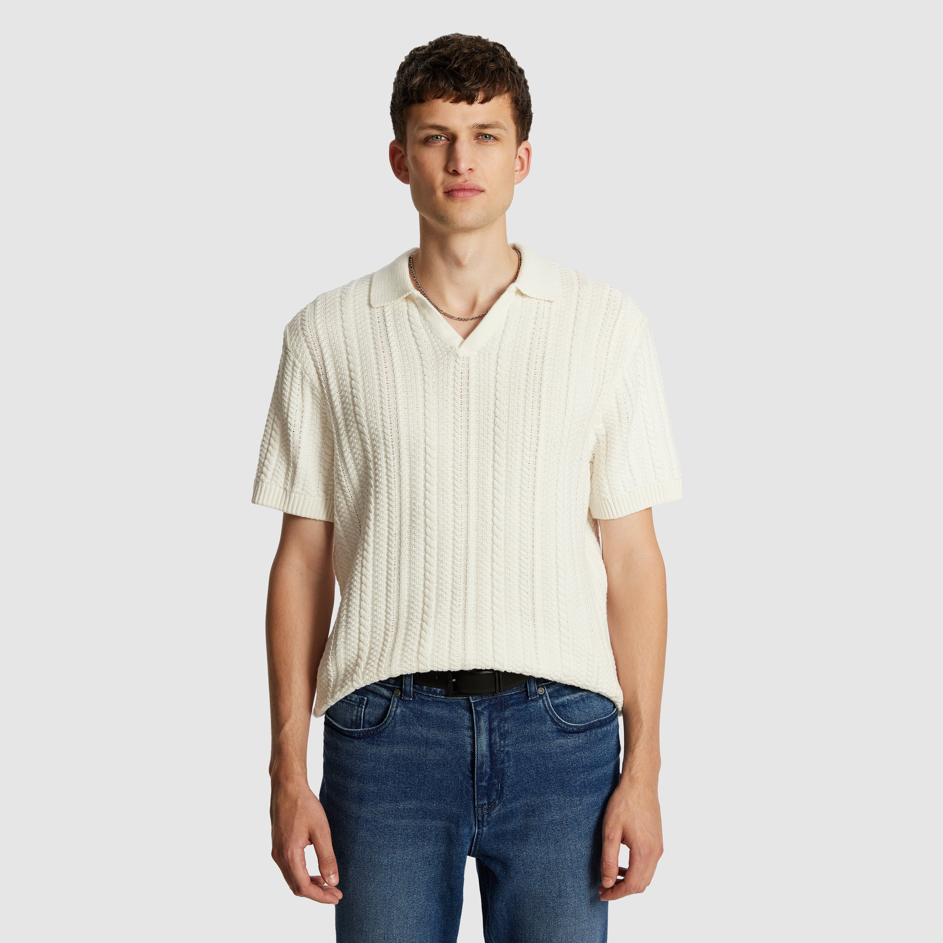 Amesbury Knitted Polo Shirt