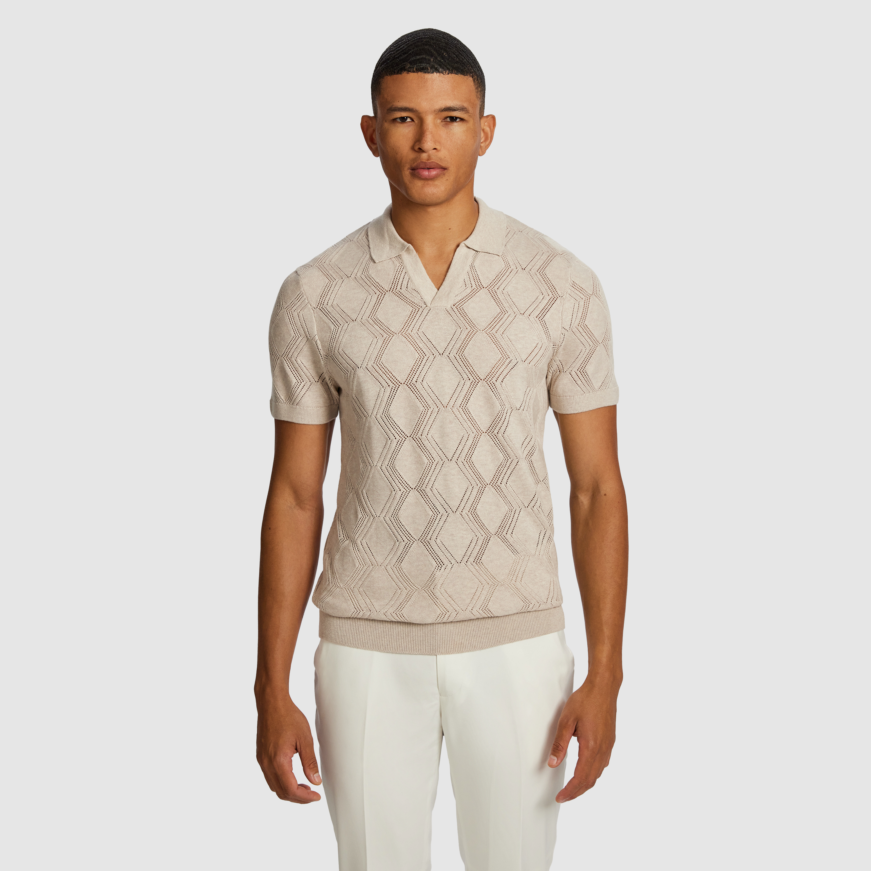 Rutherford Knitted Polo Shirt