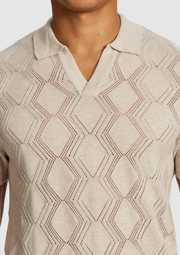 Rutherford Knitted Polo Shirt