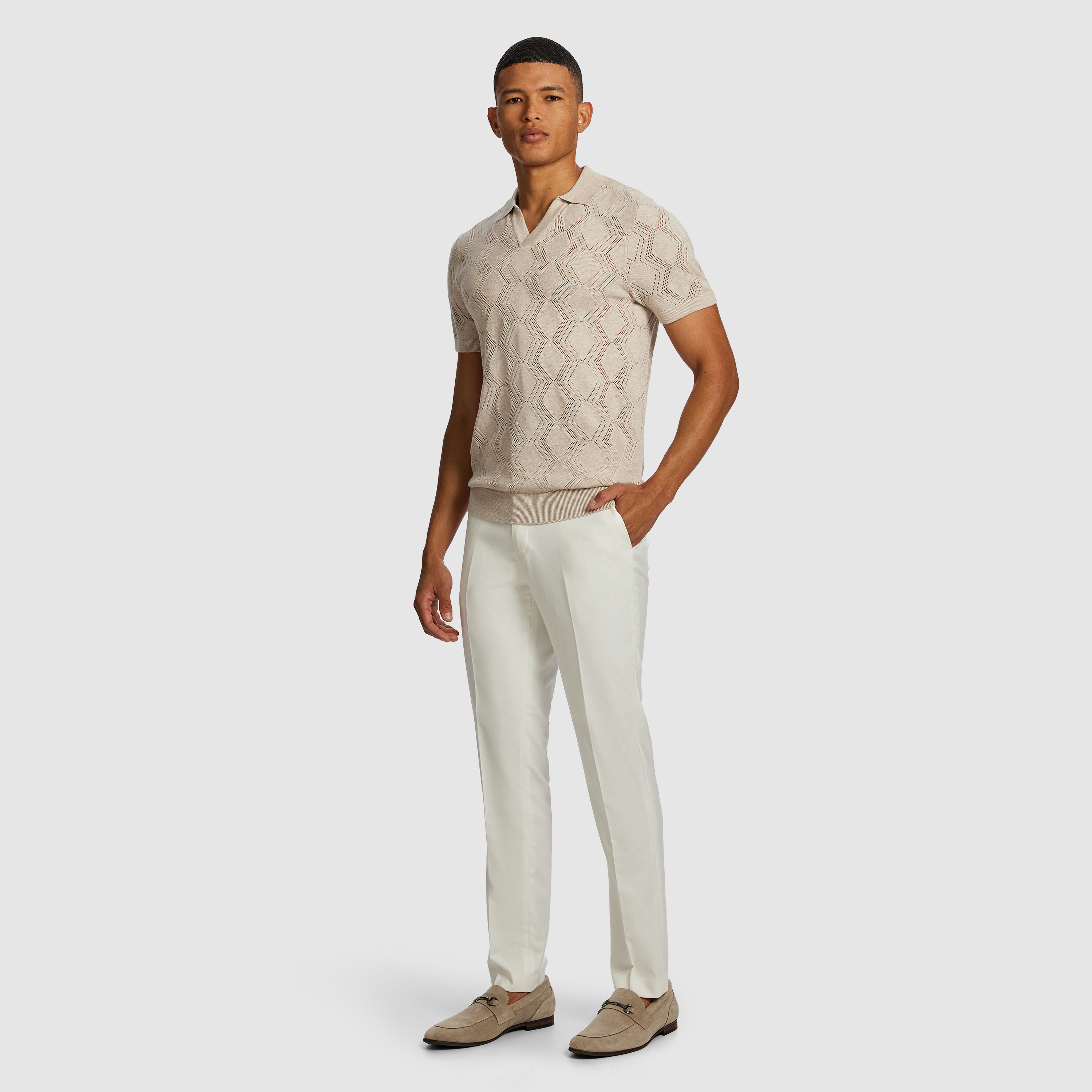 Rutherford Knitted Polo Shirt