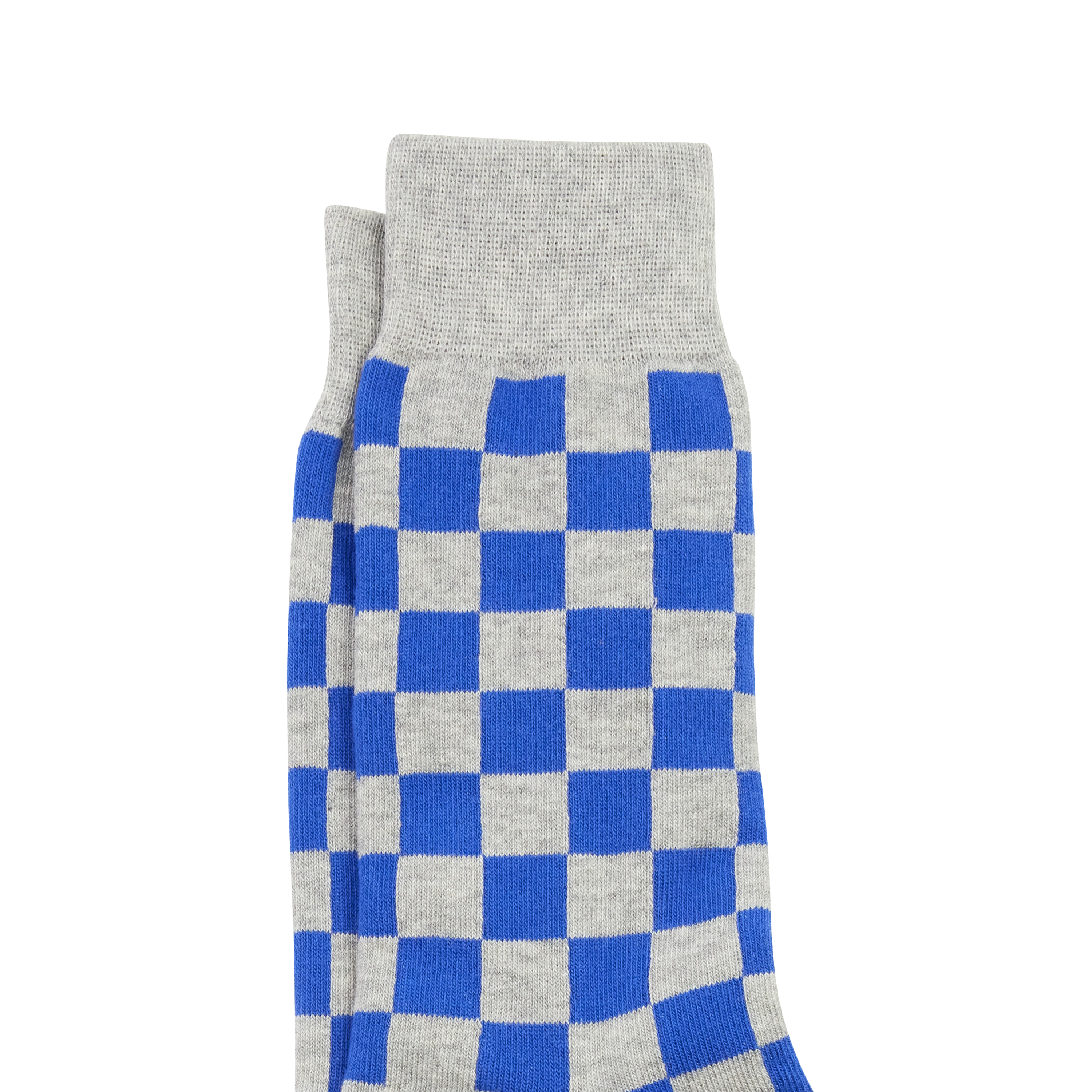 Grey Check Pattern Sock