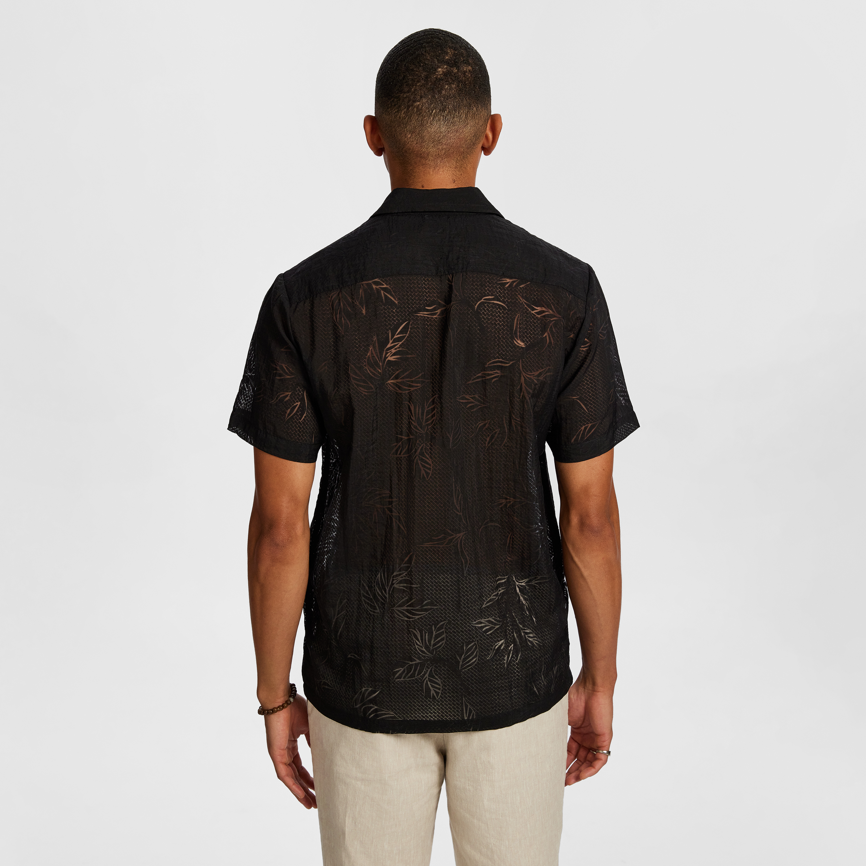 Black Omar Burn Out Shirt