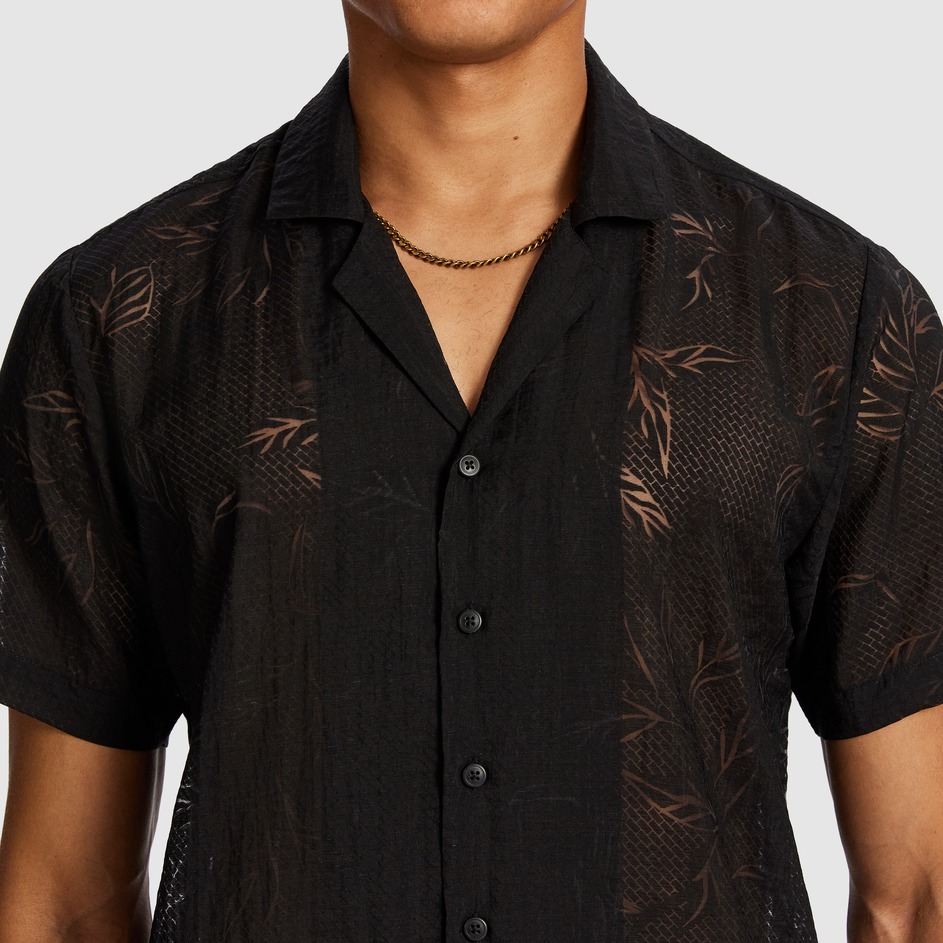 Black Omar Burn Out Shirt