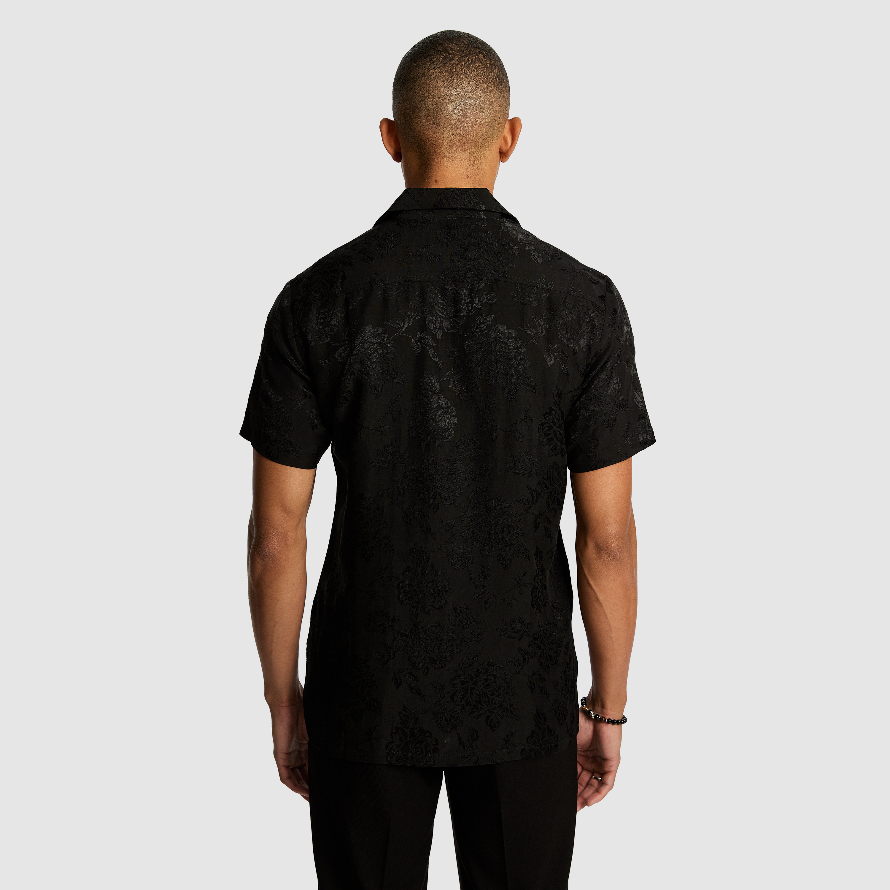 Black Joey Satin Shirt