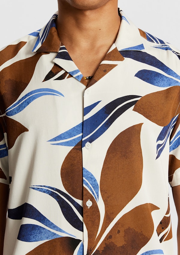 Natural Tribeca Print Shirt