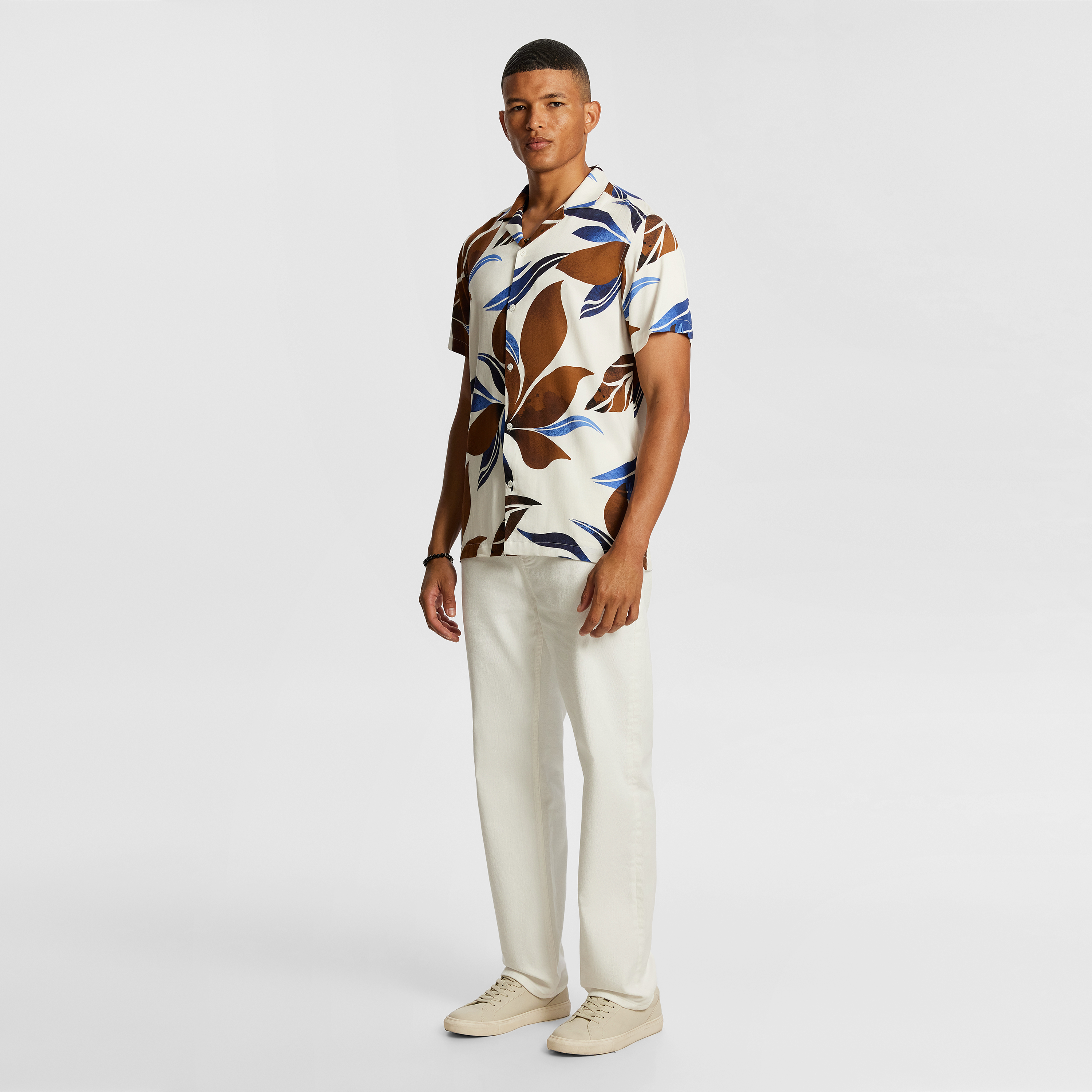 Natural Tribeca Print Shirt