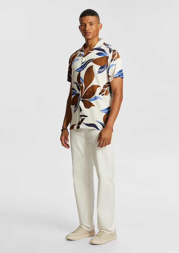 Natural Tribeca Print Shirt