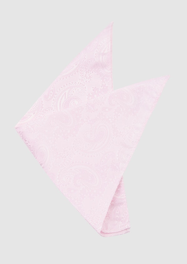 Michigan Paisley Pocket Square