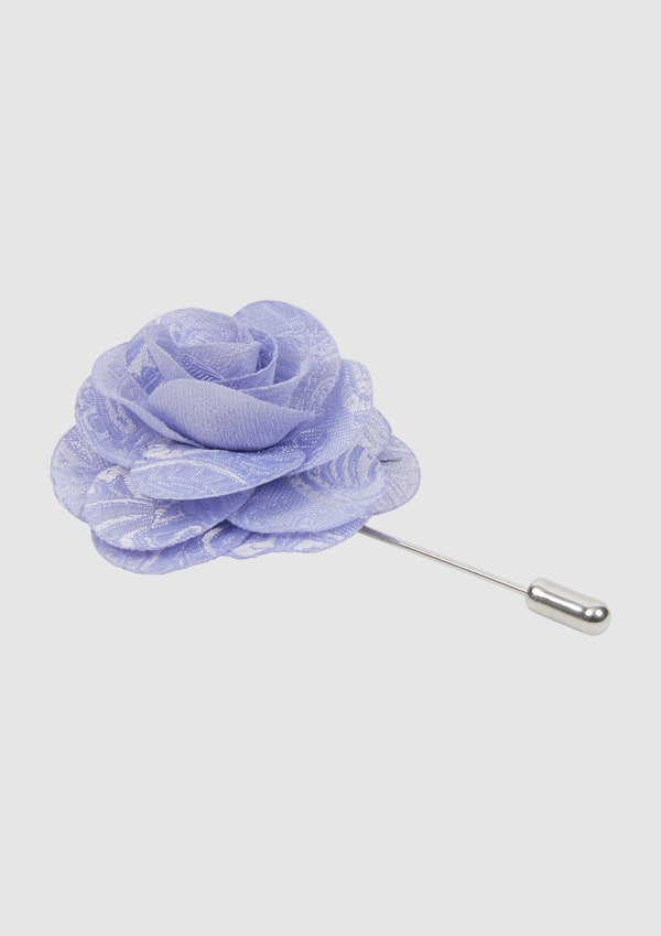 Lilac Floral Lapel Pin
