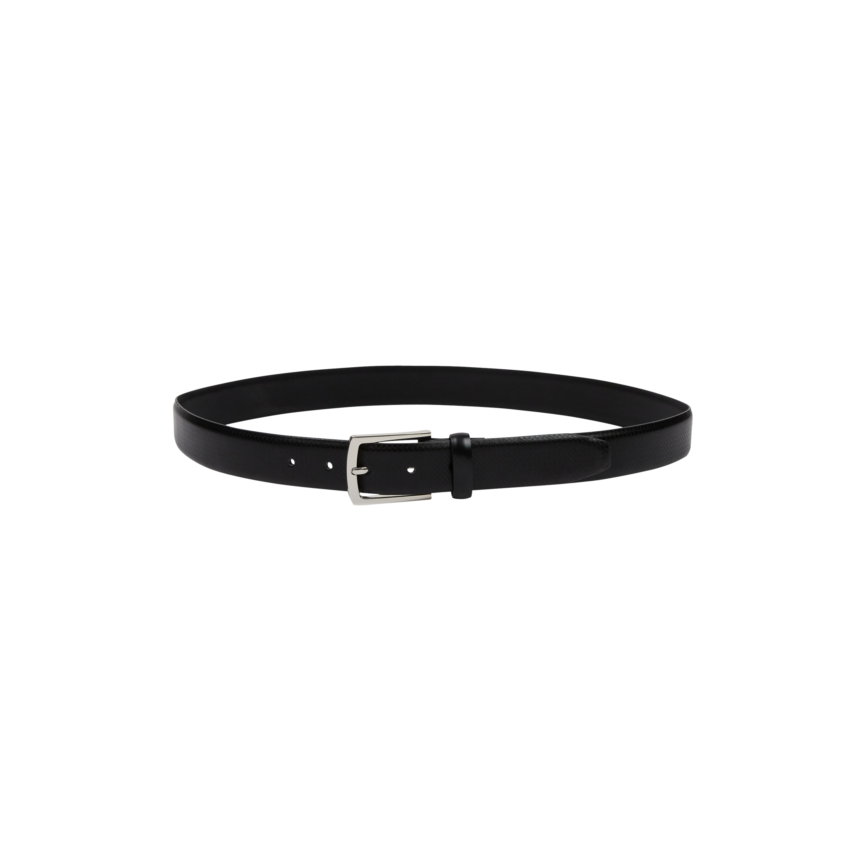 Black Vegas Textured Belt