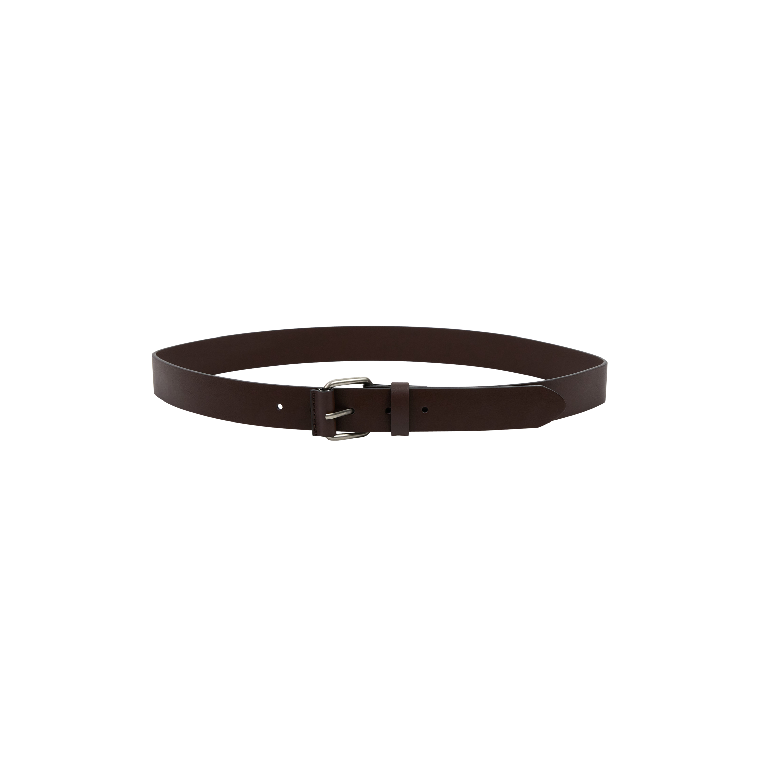 Chocolate Stellen Leather Belt