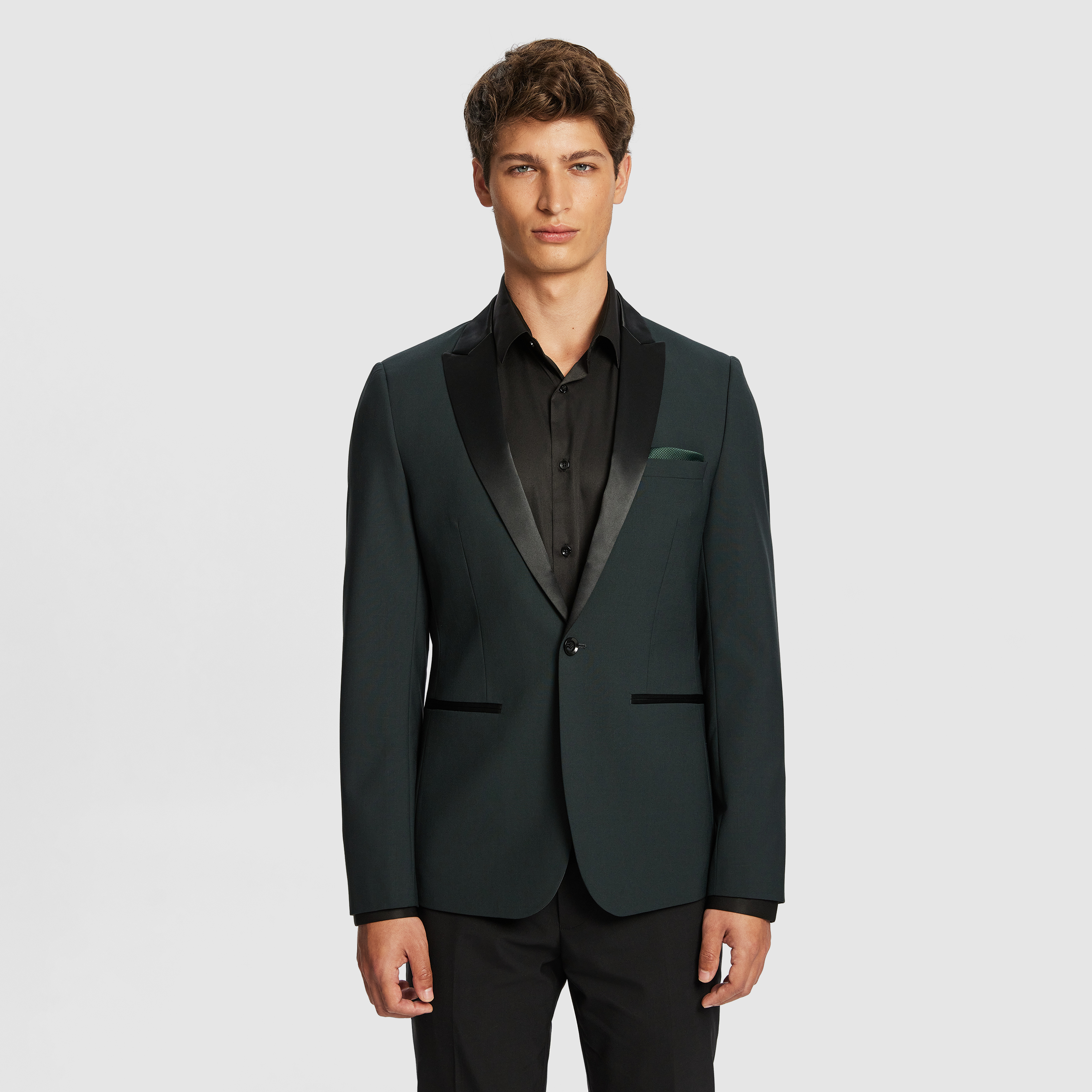 Max Wool Blend Tux Blazer