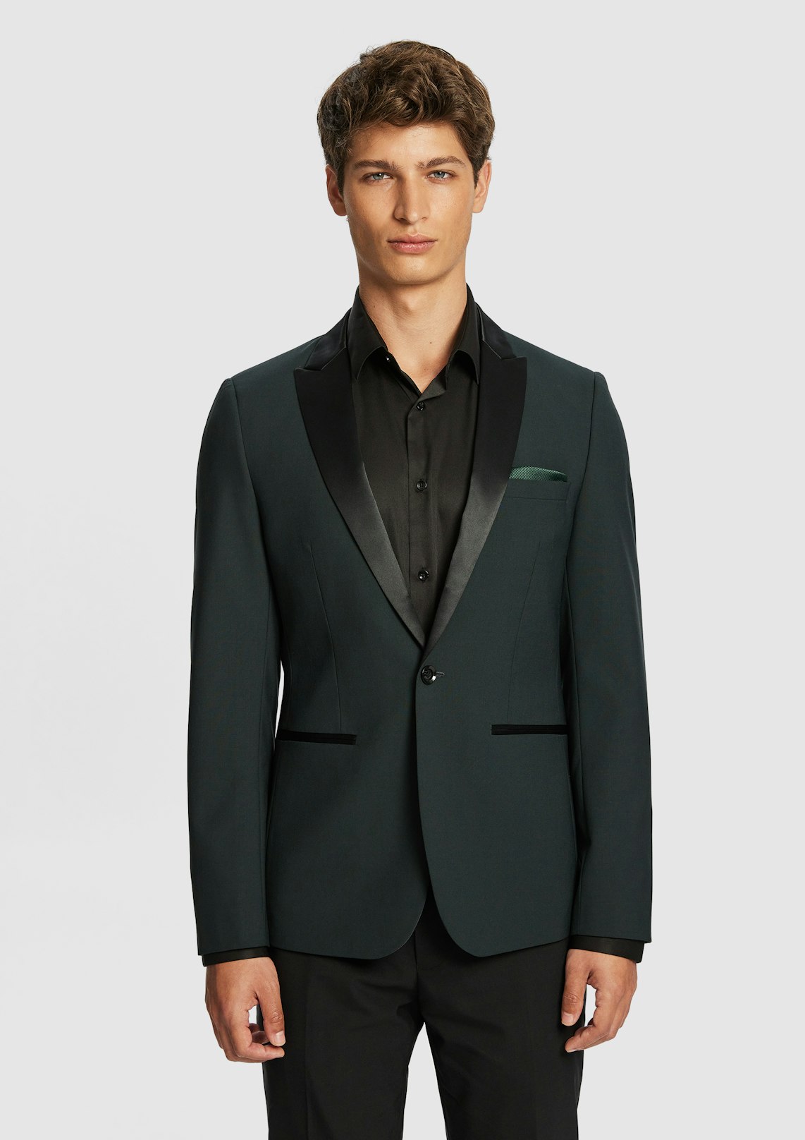Max Wool Blend Tux Blazer