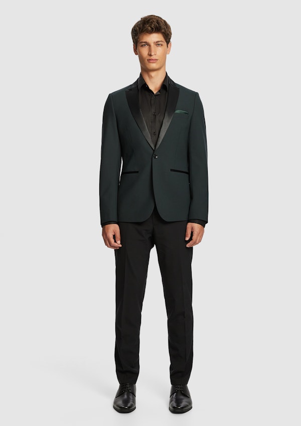 Max Wool Blend Tux Blazer