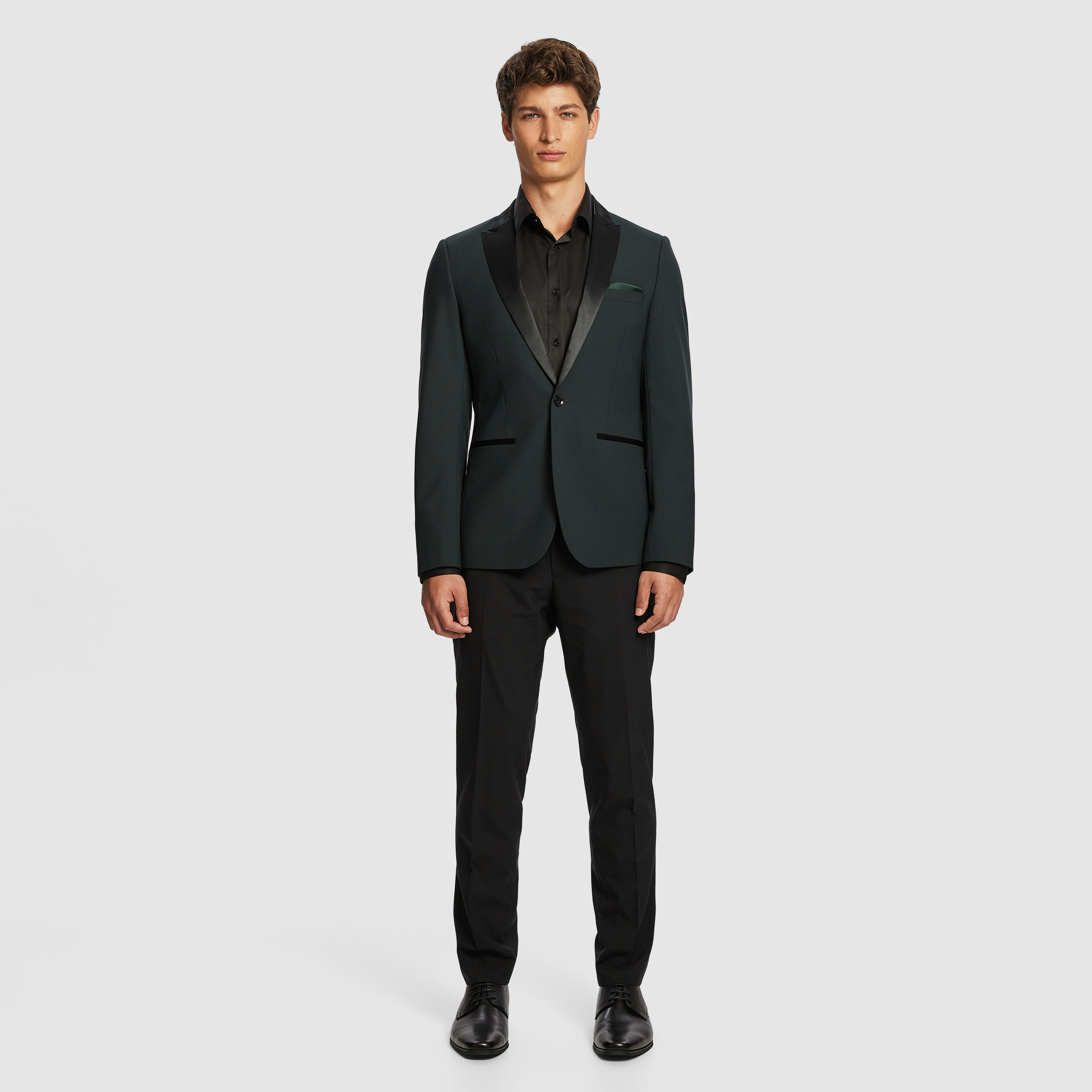 MAX WOOL BLEND TUX SLIM SUIT