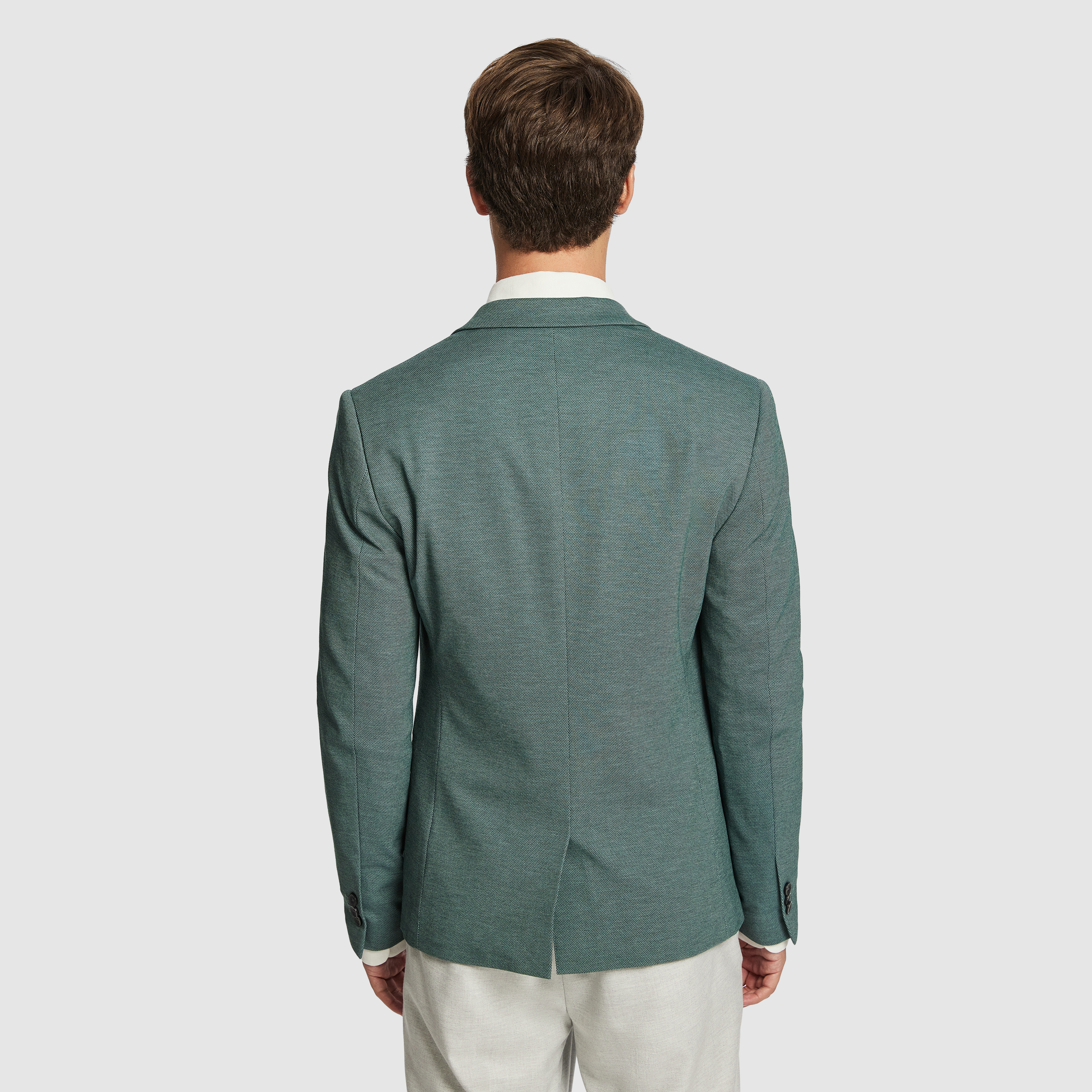 Teal Ernest Knitted Blazer
