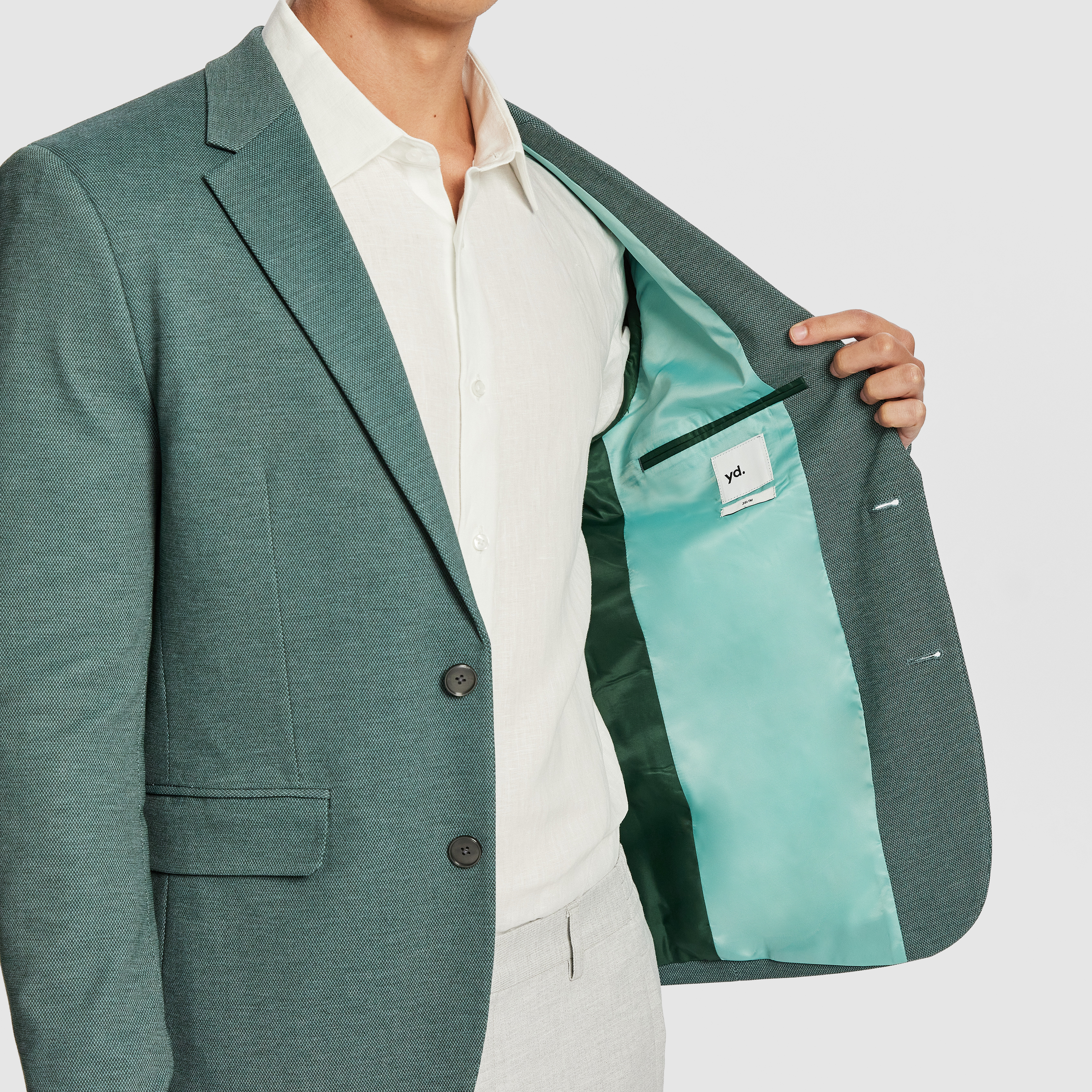 Teal Ernest Knitted Blazer