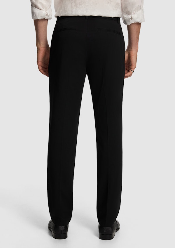 Black Reid Tapered Chino