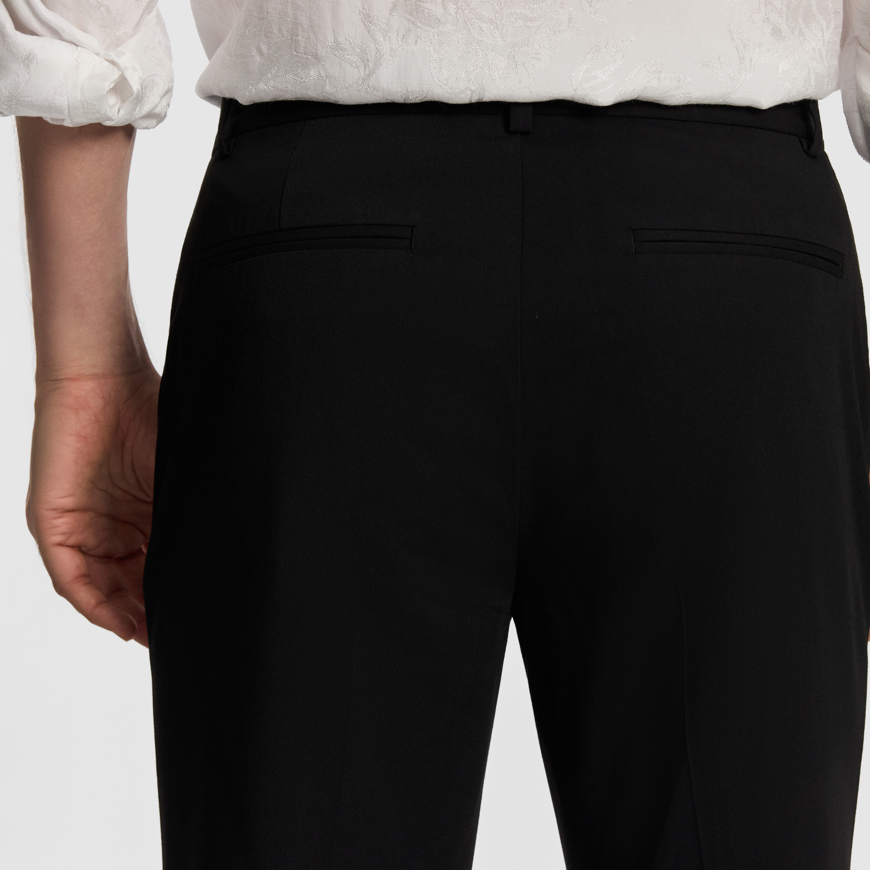 Black Reid Tapered Chino