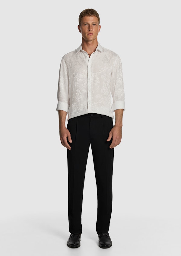 Black Reid Tapered Chino