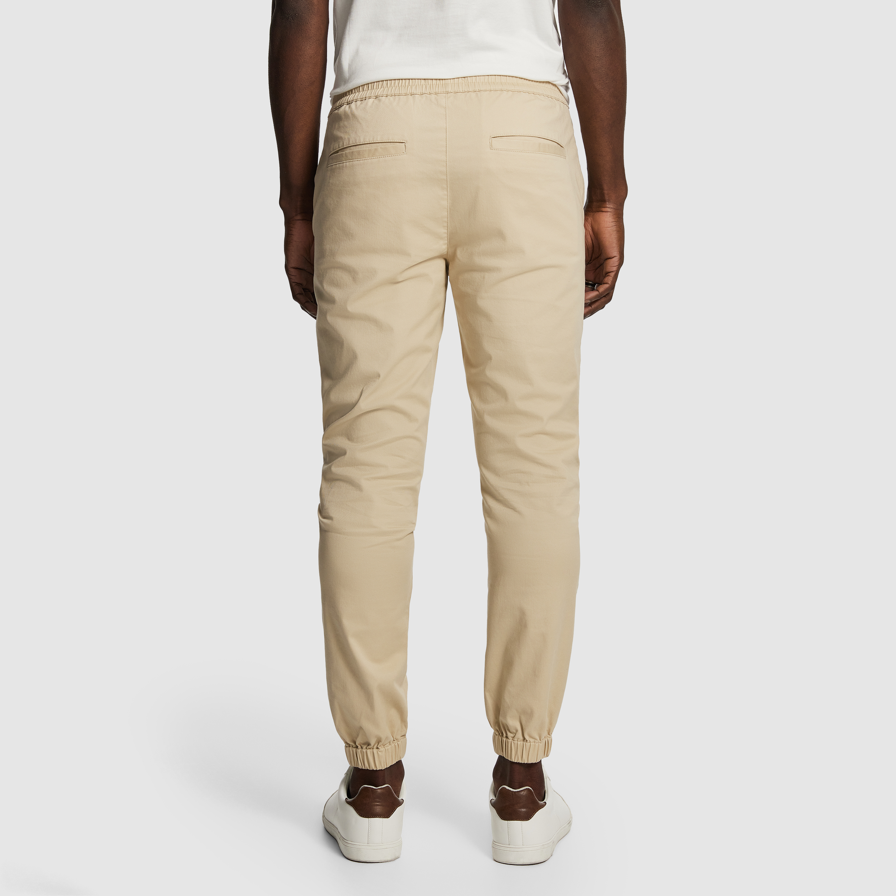 Natural Bowie Cuffed Chino