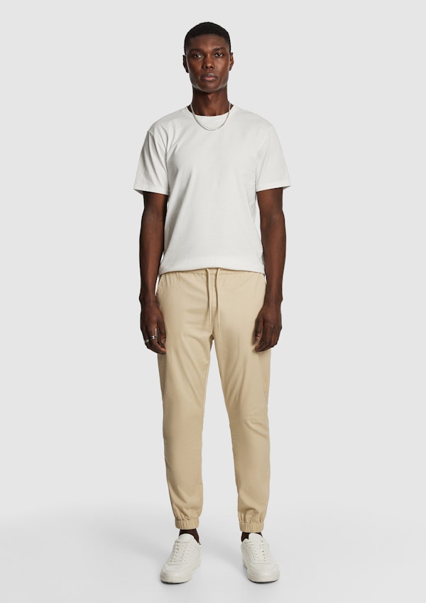 Natural Bowie Cuffed Chino