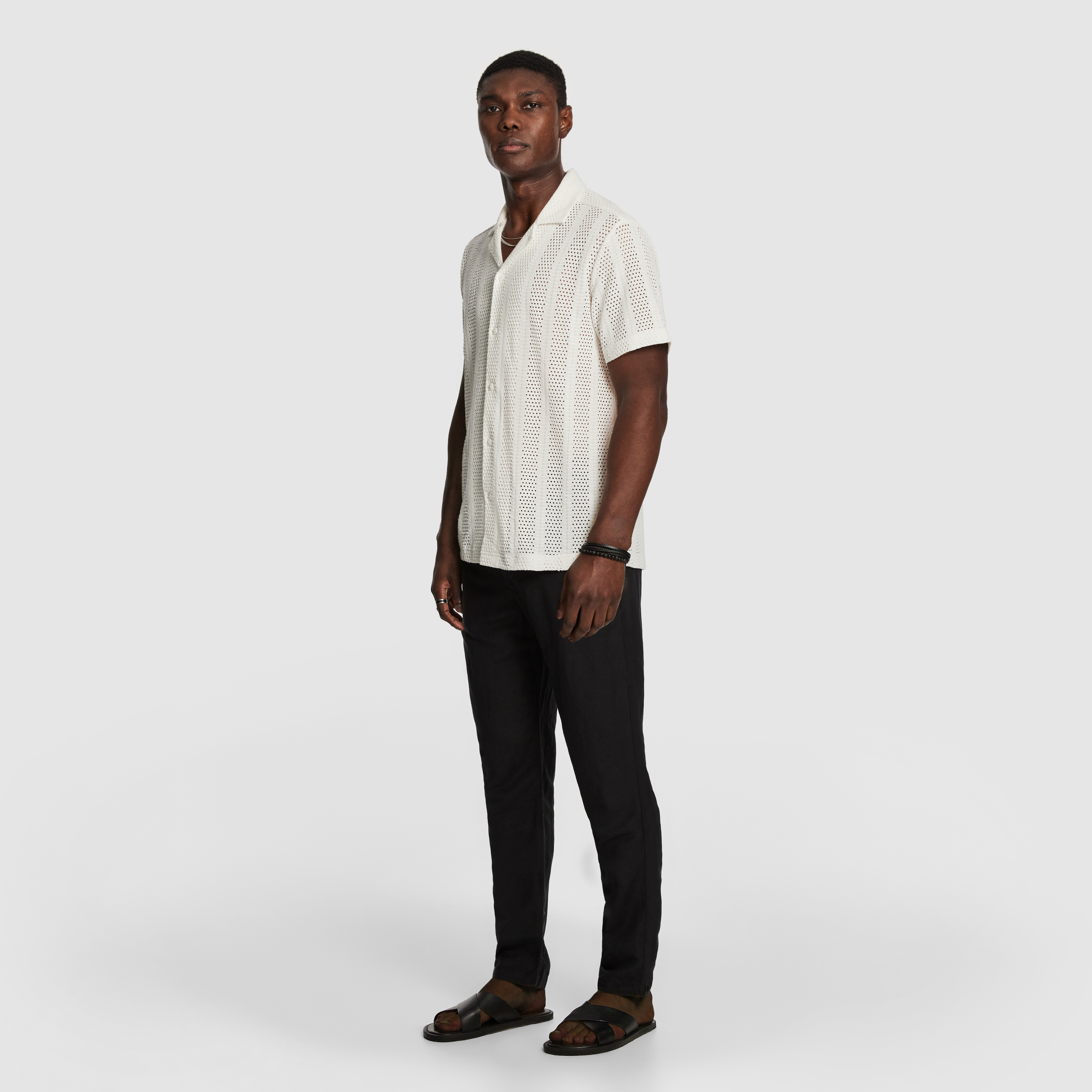Black Ferrara Relaxed Chino