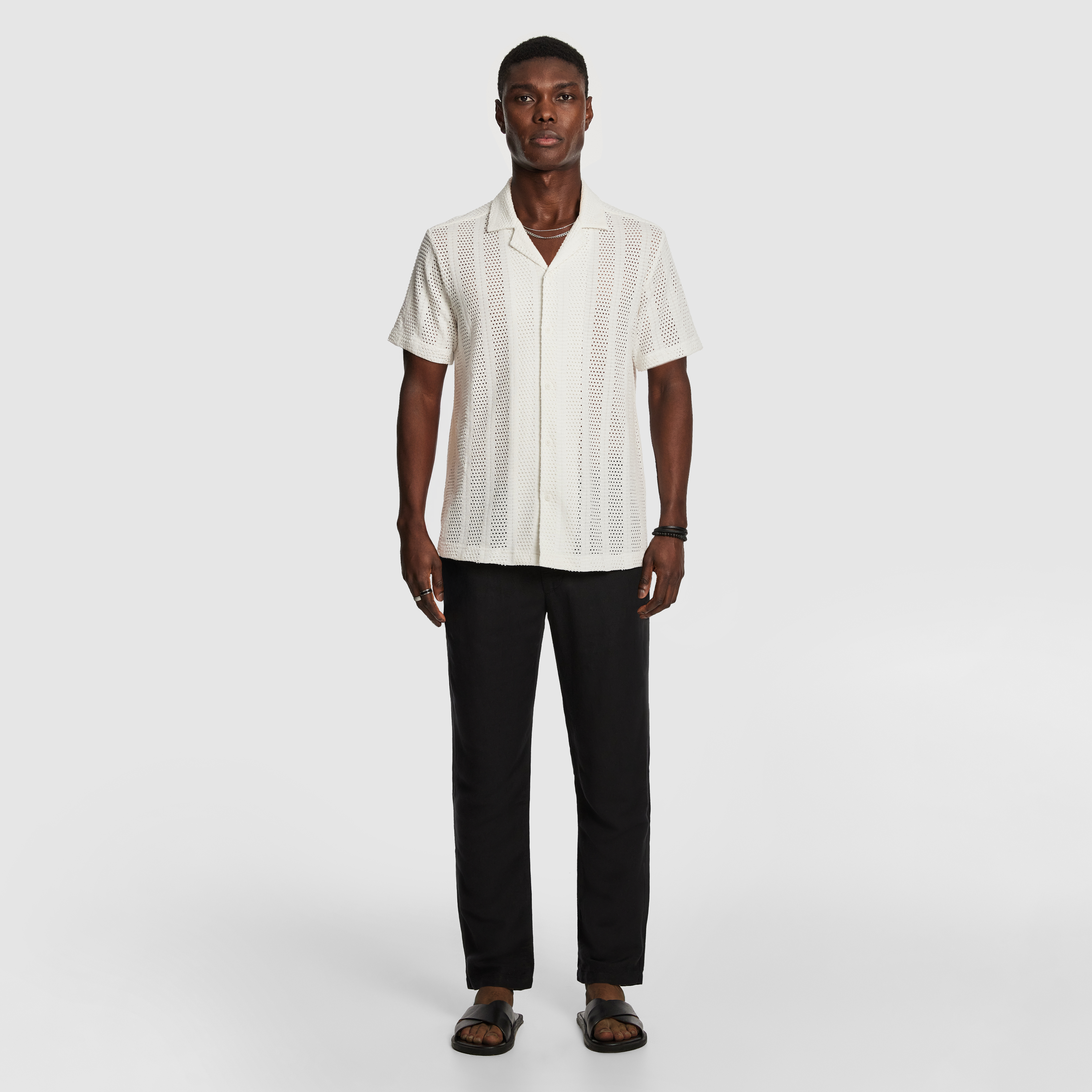 Black Ferrara Relaxed Chino