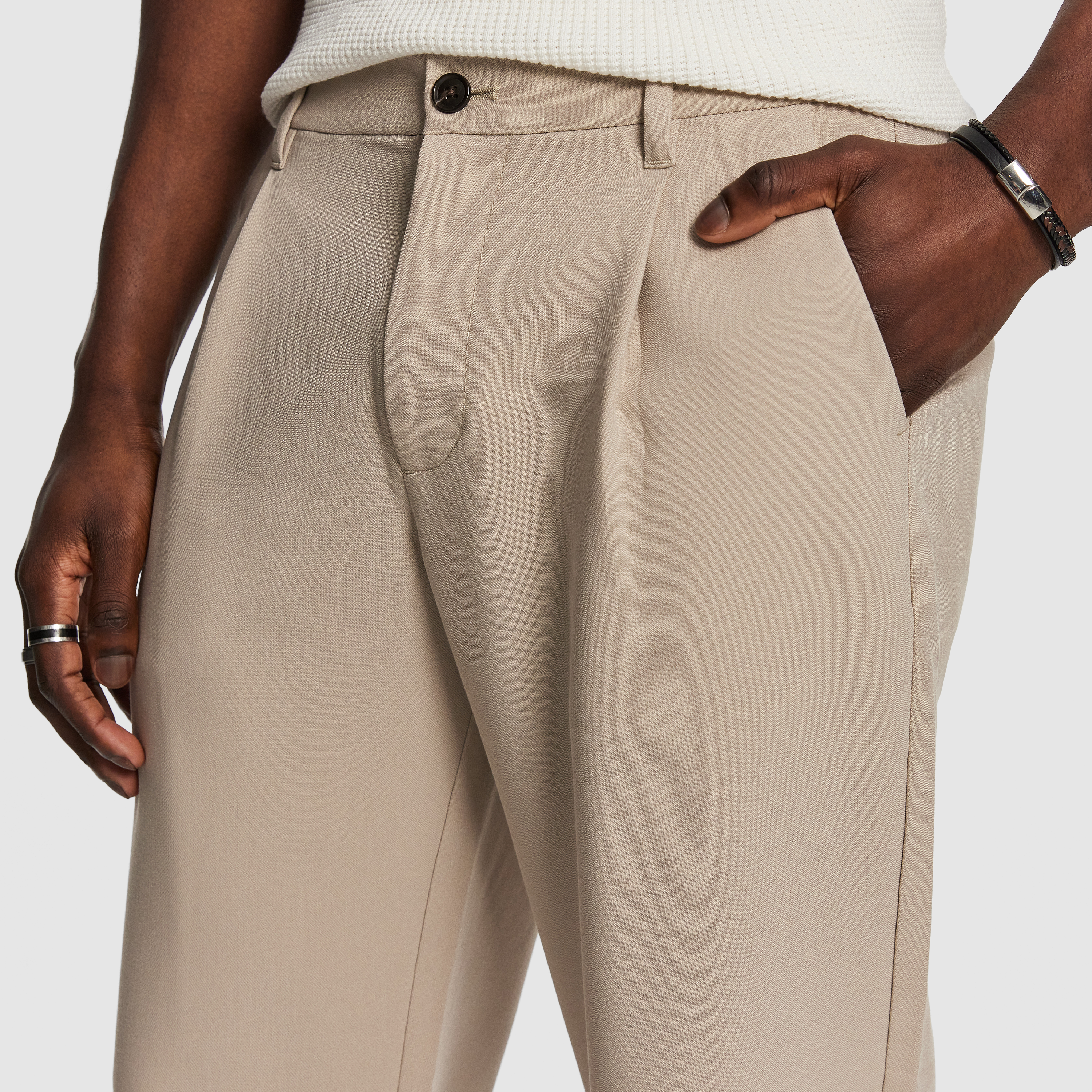 Natural Amir Wide Chino