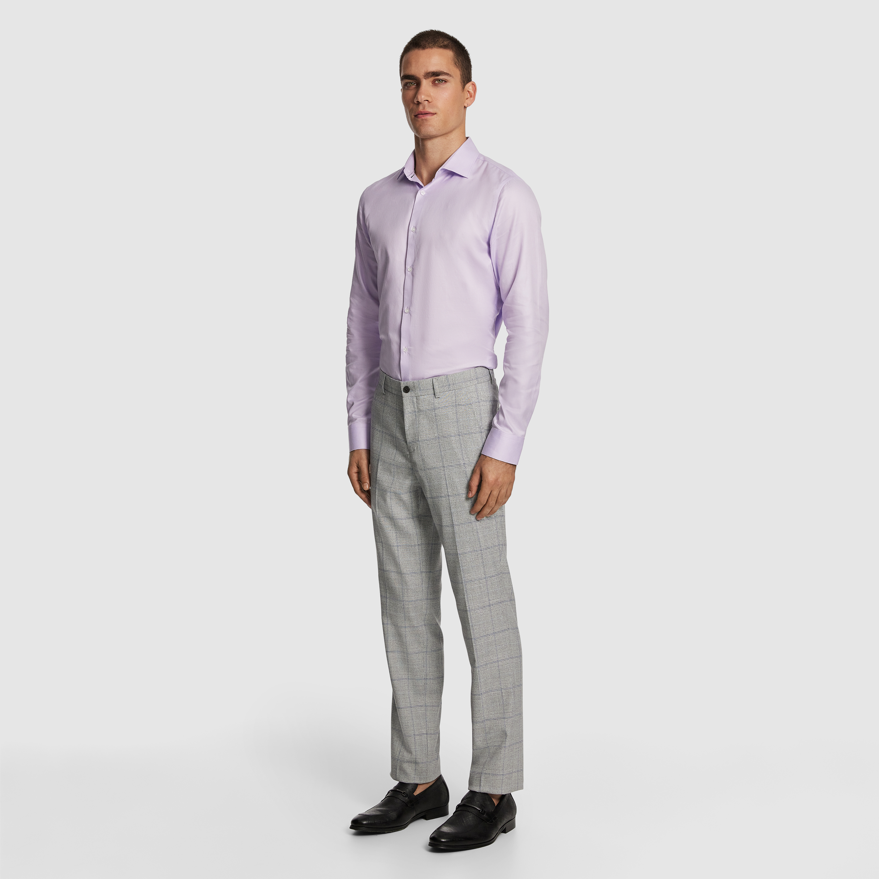 Grey Mentmore Slim Dress Pant