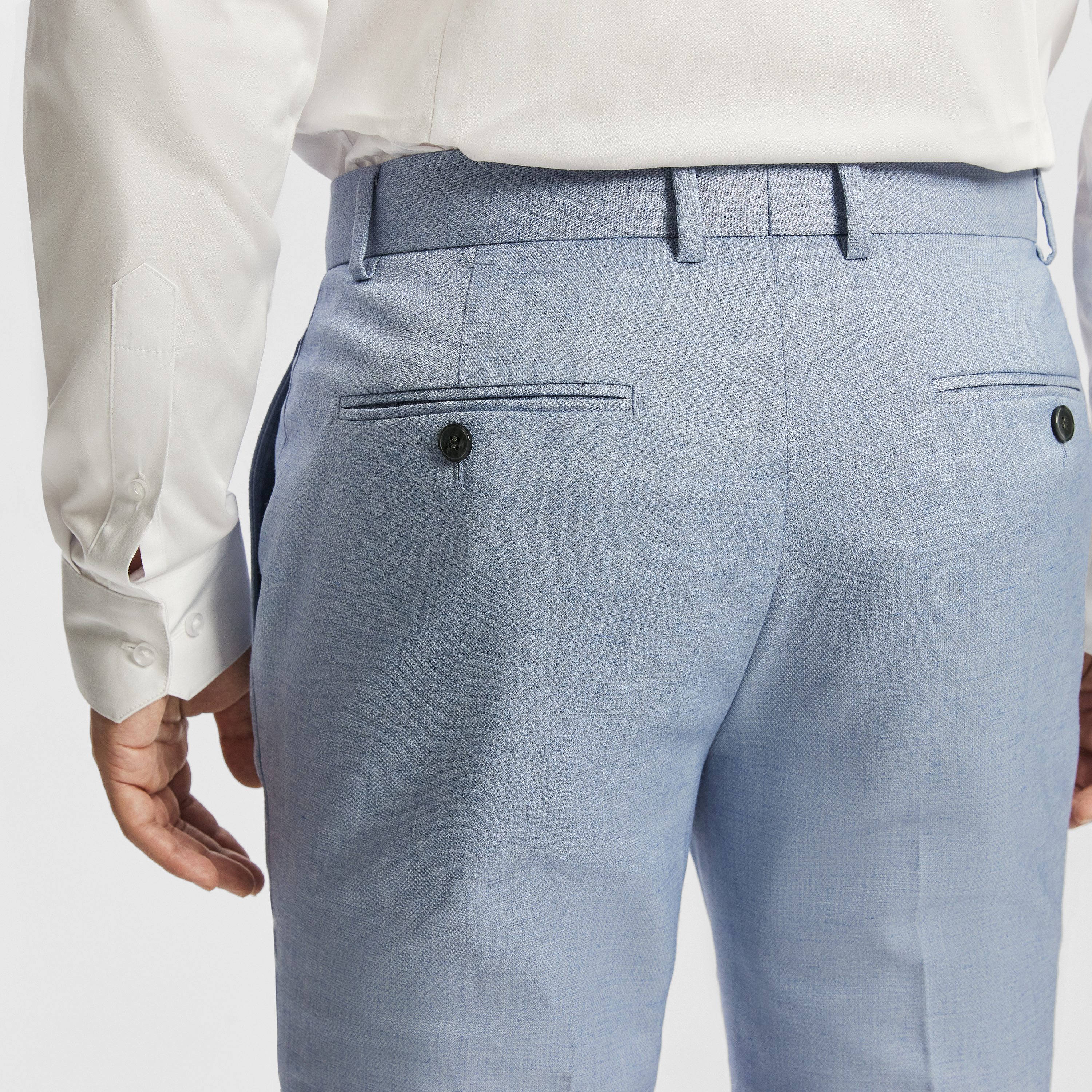 Blue Pandro Skinny Dress Pant