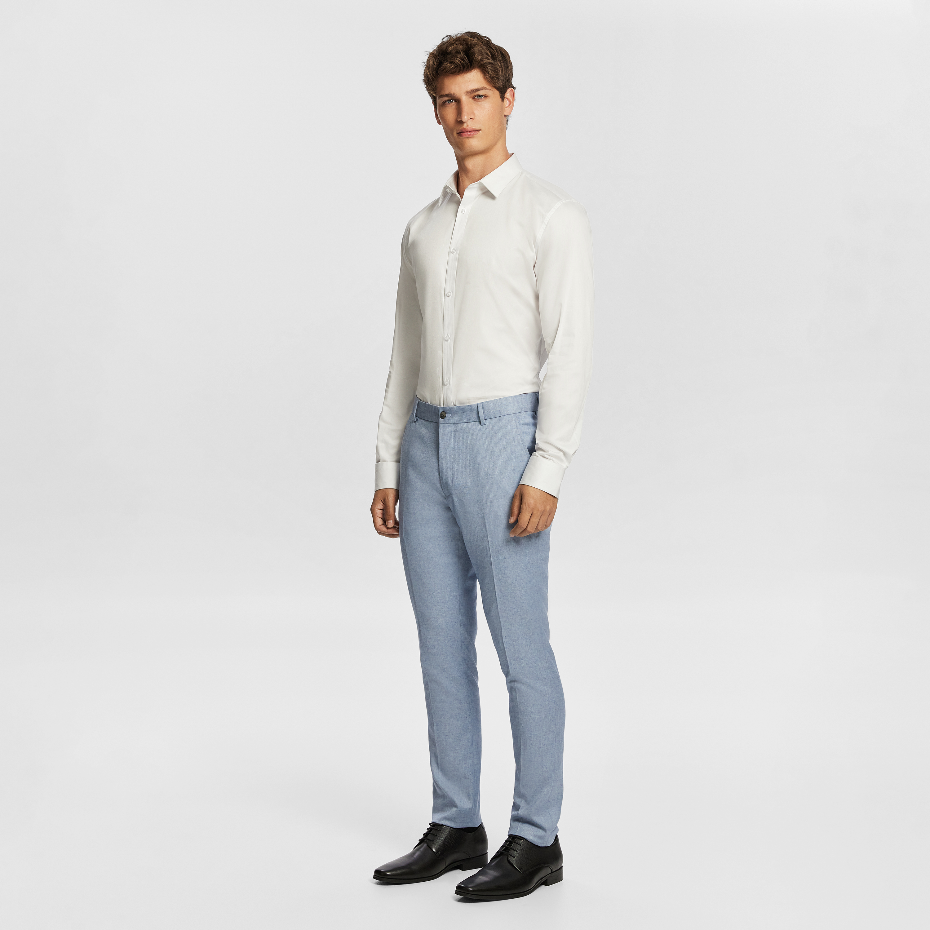 Blue Pandro Skinny Dress Pant