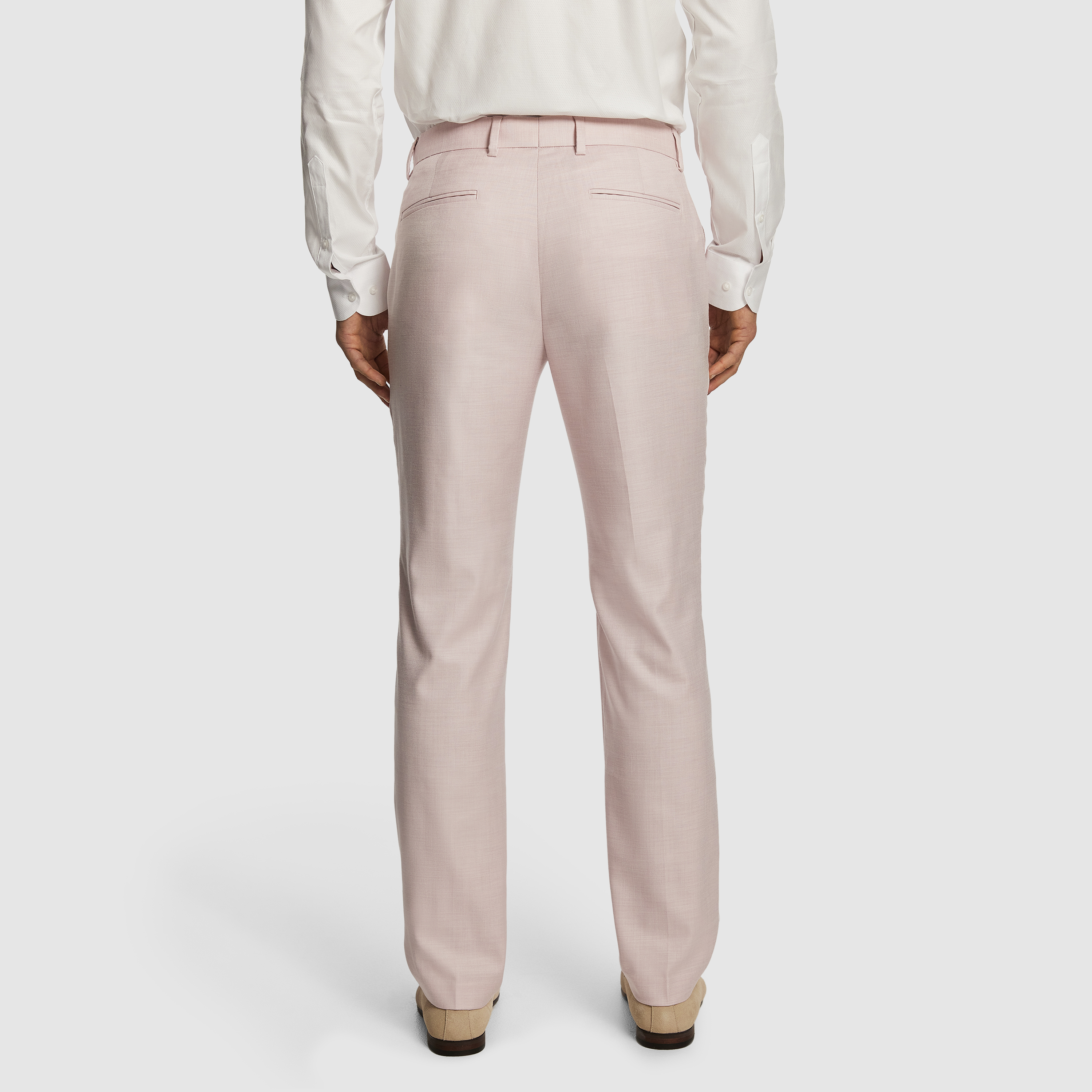 Pink Enrico Slim Dress Pant